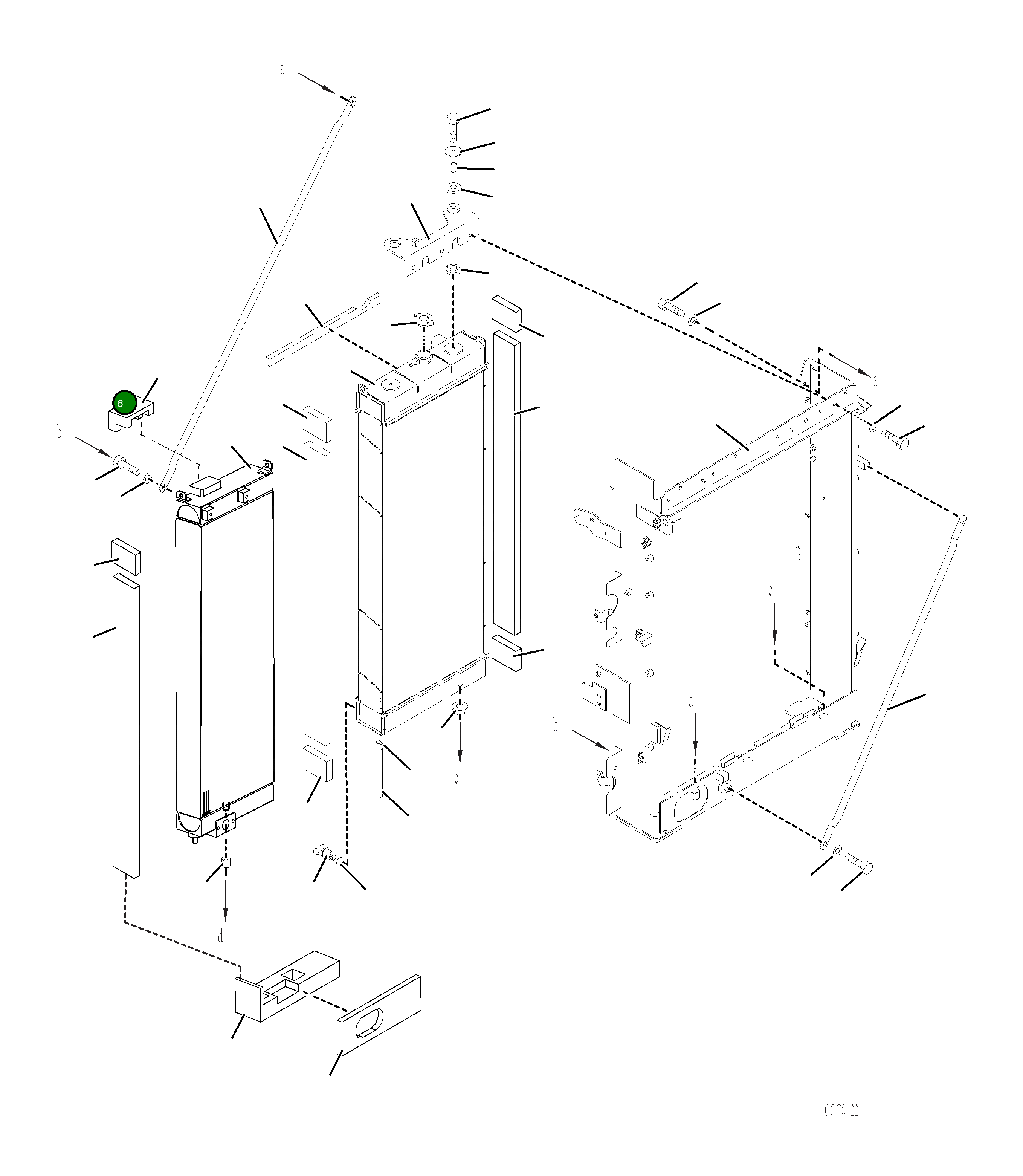 Крышка 2A6-03-A1760  Komatsu