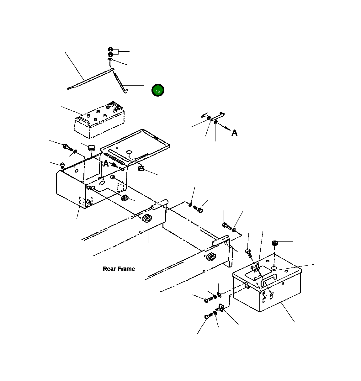 Болт 113-06-31220 Komatsu