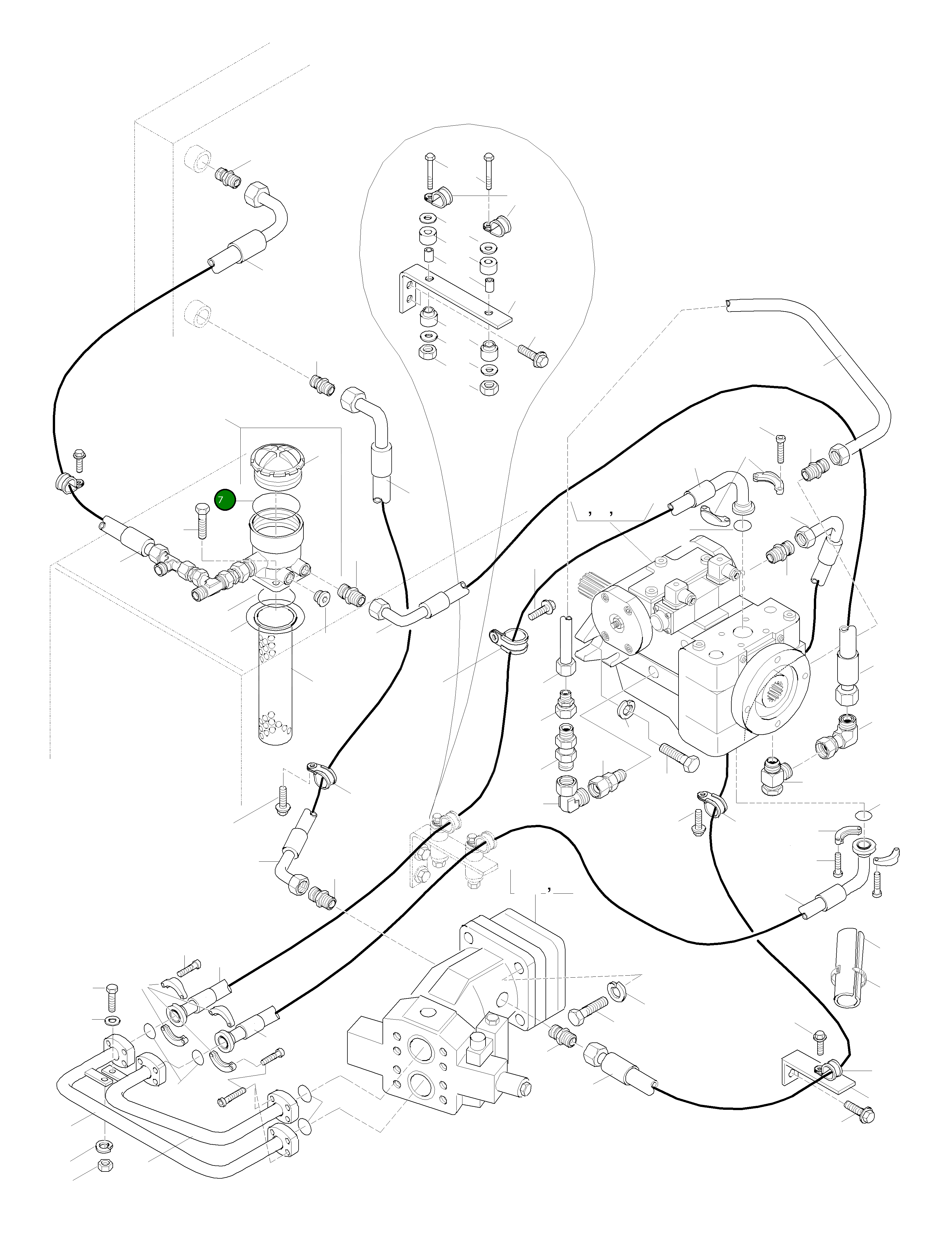 Кольцо уплотнительное (O-Ring) 42U-62-H0P01 Komatsu