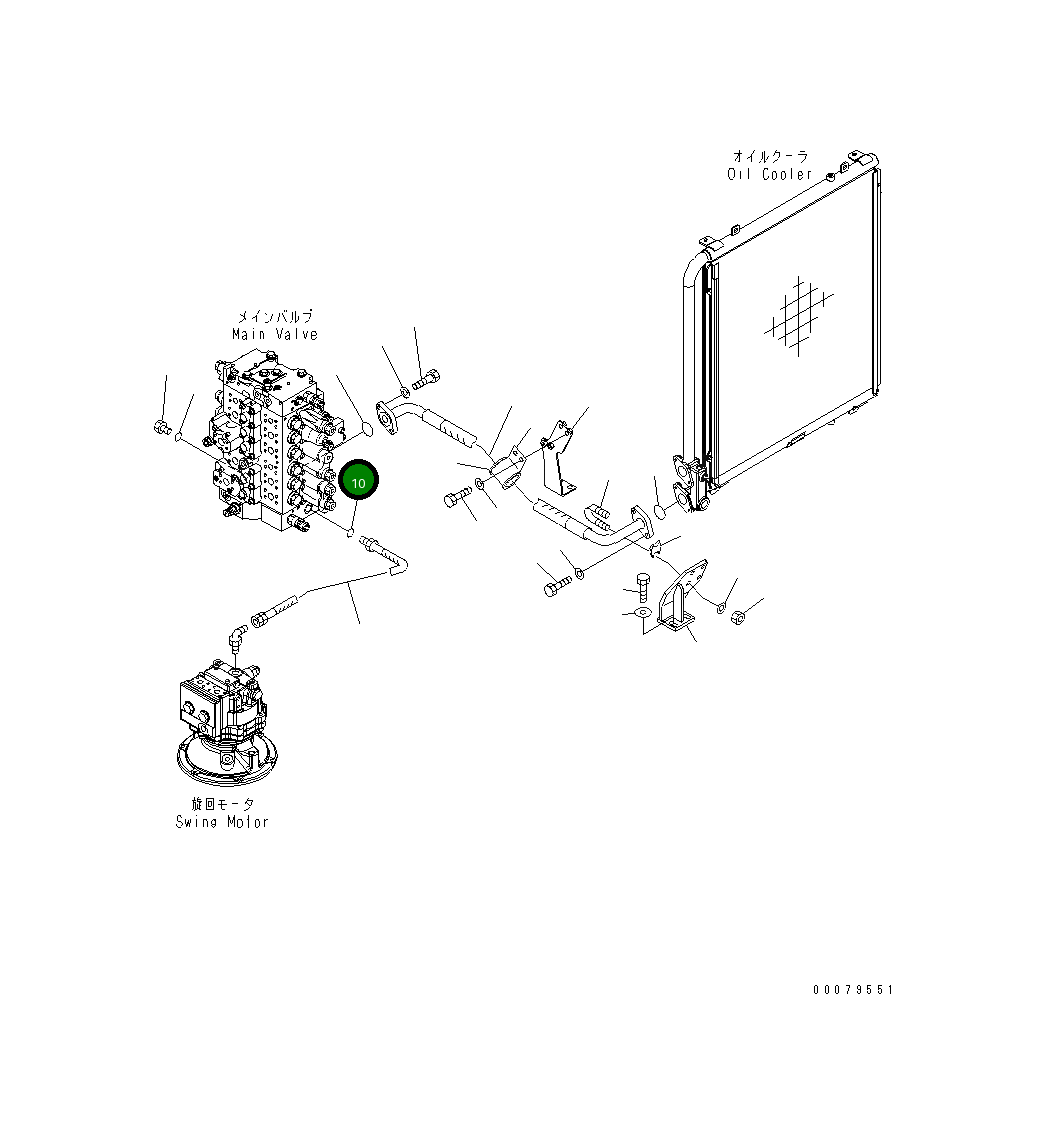 Кольцо уплотнительное (O-Ring) 07002-12432  Komatsu