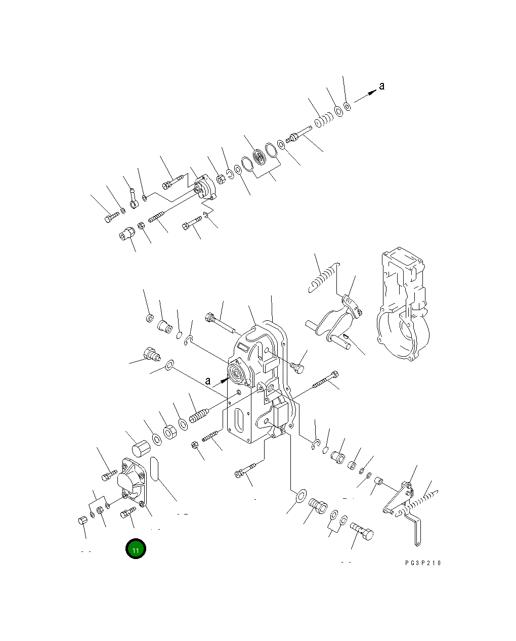 Болт DK029020-6210 Komatsu