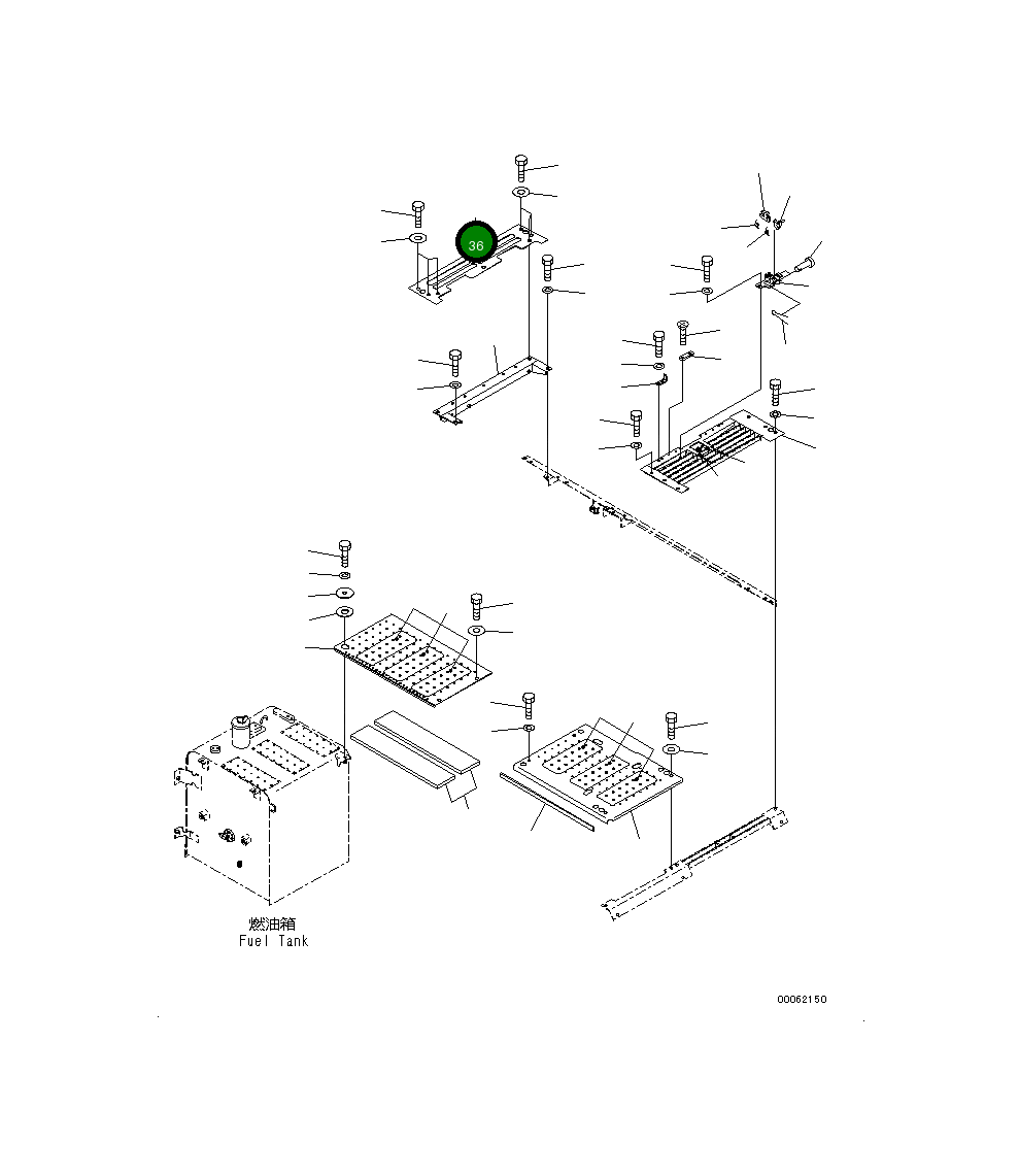 Крышка 20Y-54-71731 Komatsu