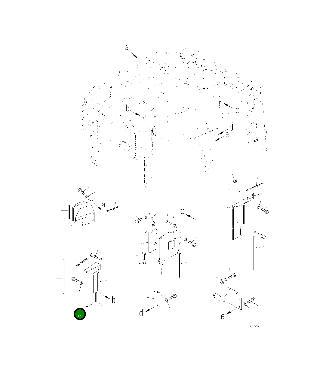 Крышка 425-54-51771 Komatsu