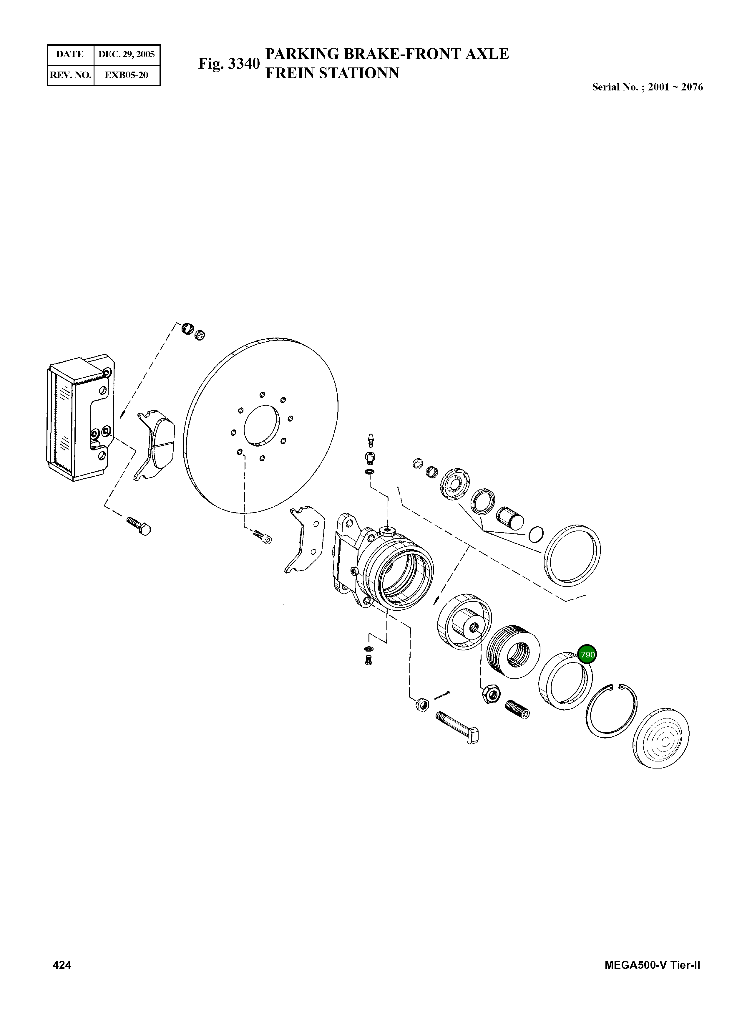 Кольцо 0501 314 815 Komatsu