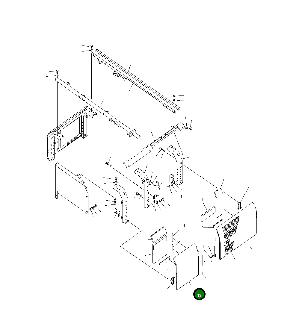 Крышка 20Y-54-71142 Komatsu