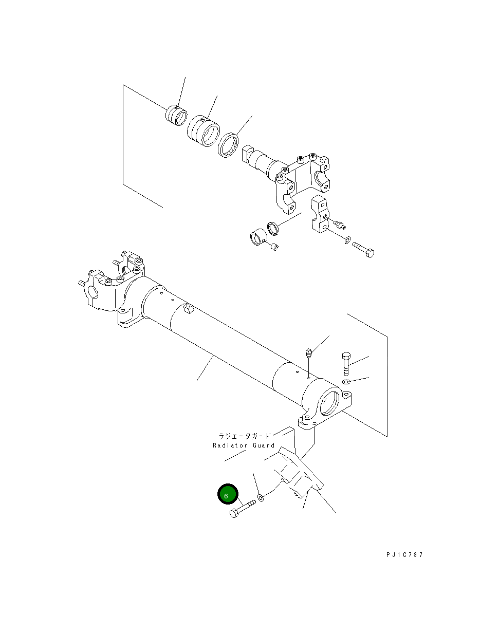 Болт 01011-82245 Komatsu