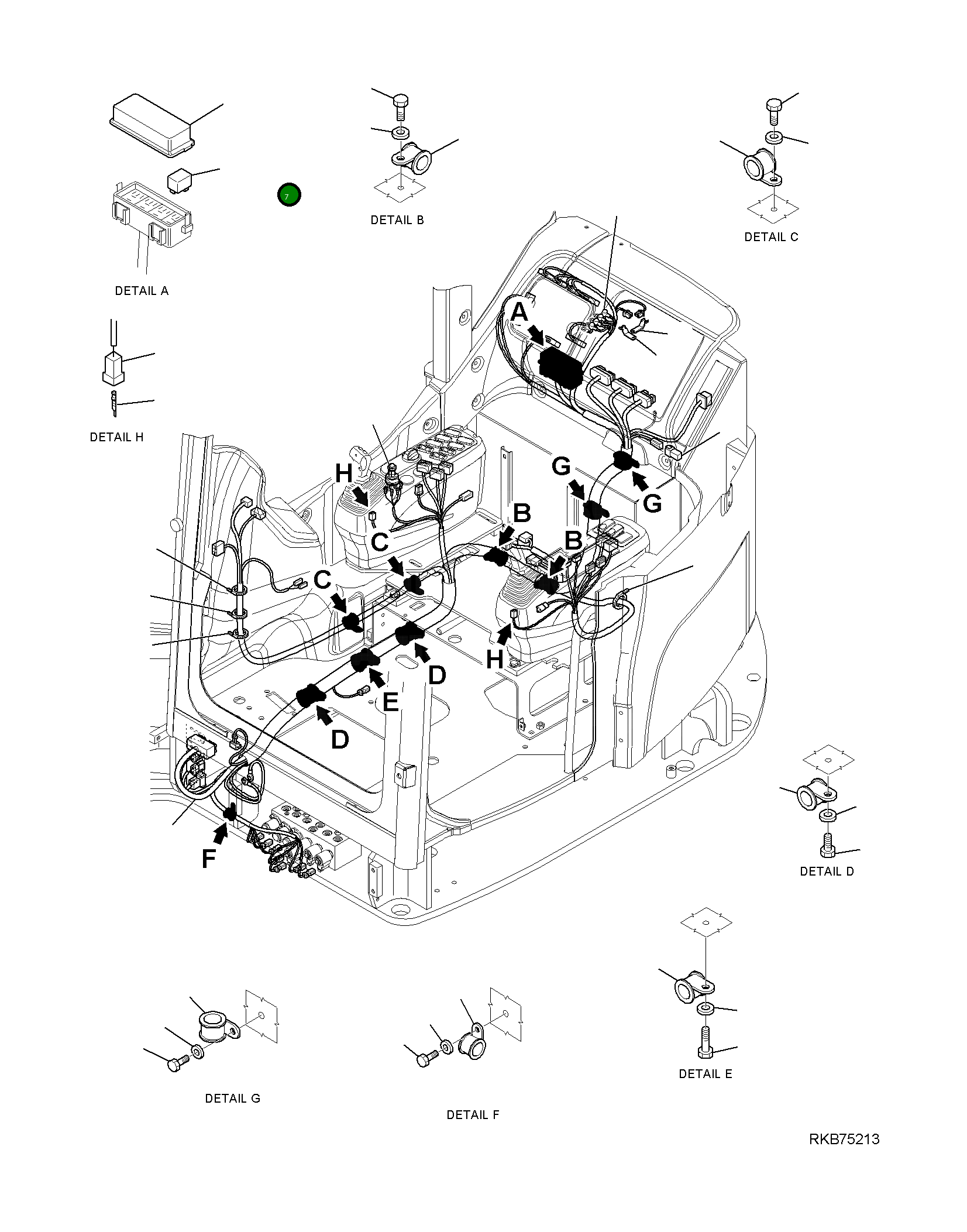 Крышка 21W-09-R6650 Komatsu
