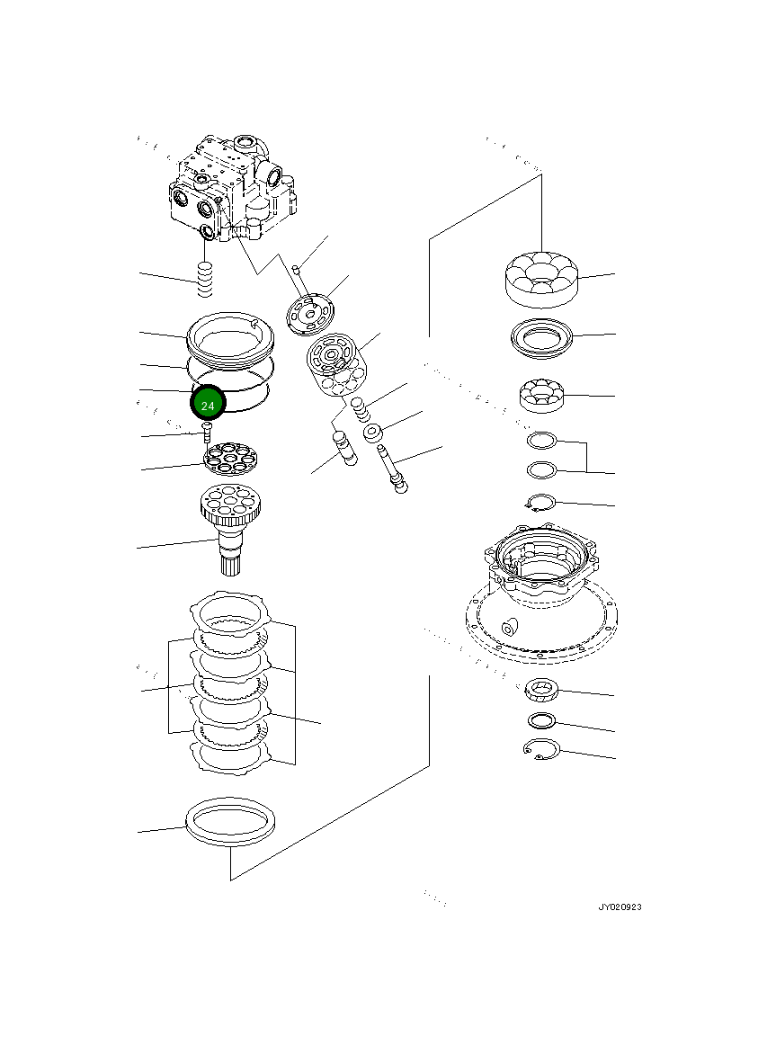 Кольцо уплотнительное (O-Ring) 07000-B5200 Komatsu