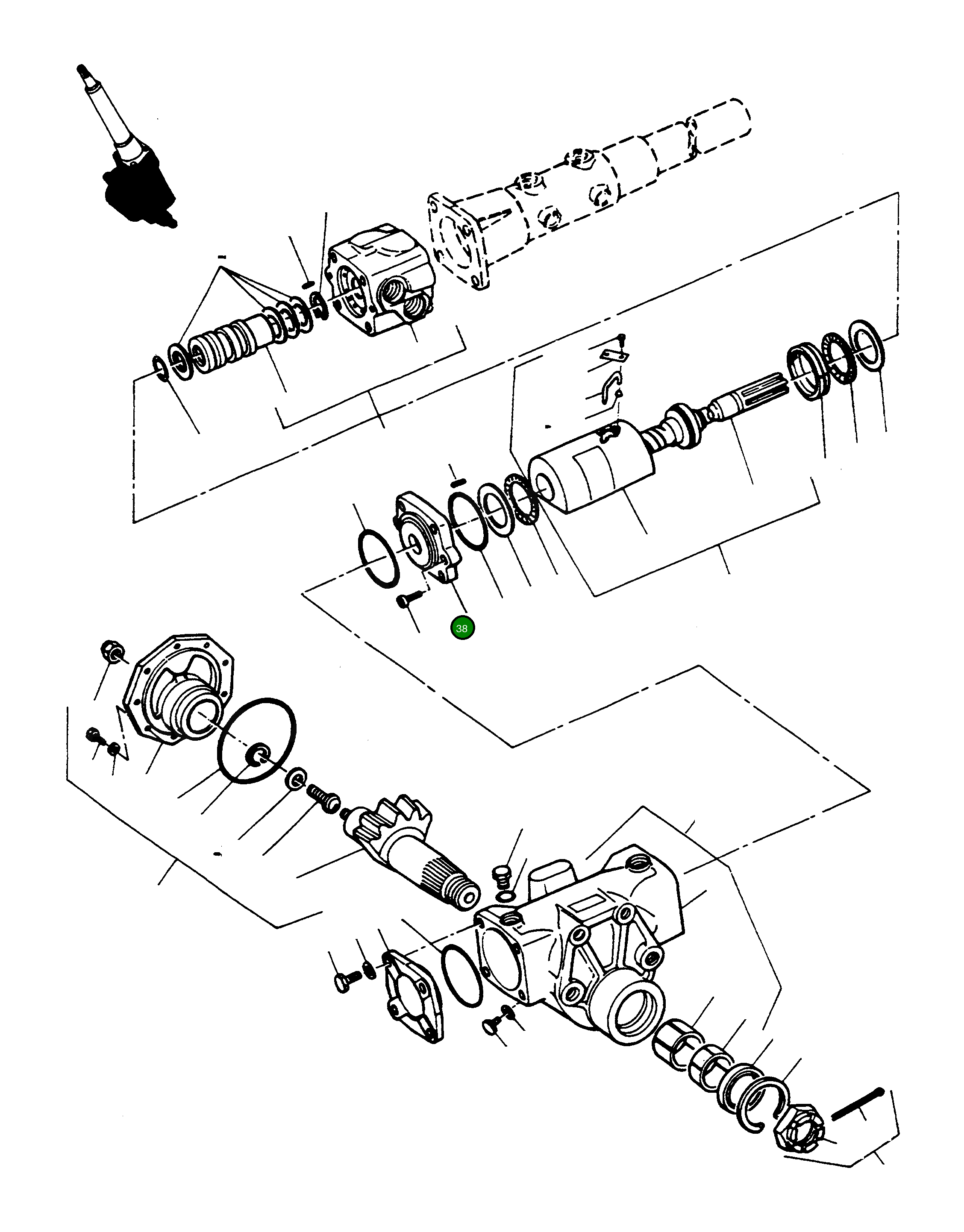 Крышка 3078169M1 Komatsu