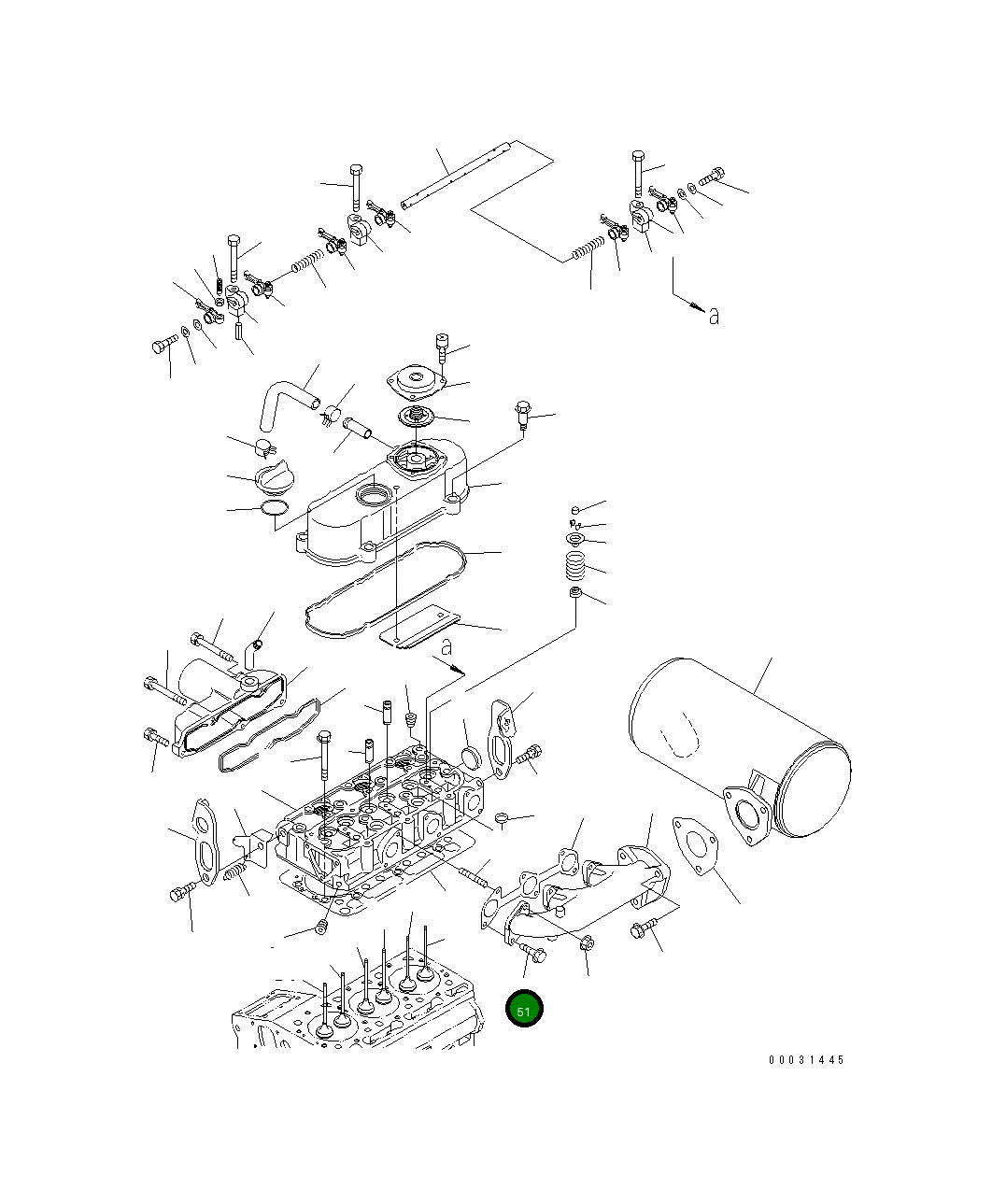 Болт KT01759-50616 Komatsu