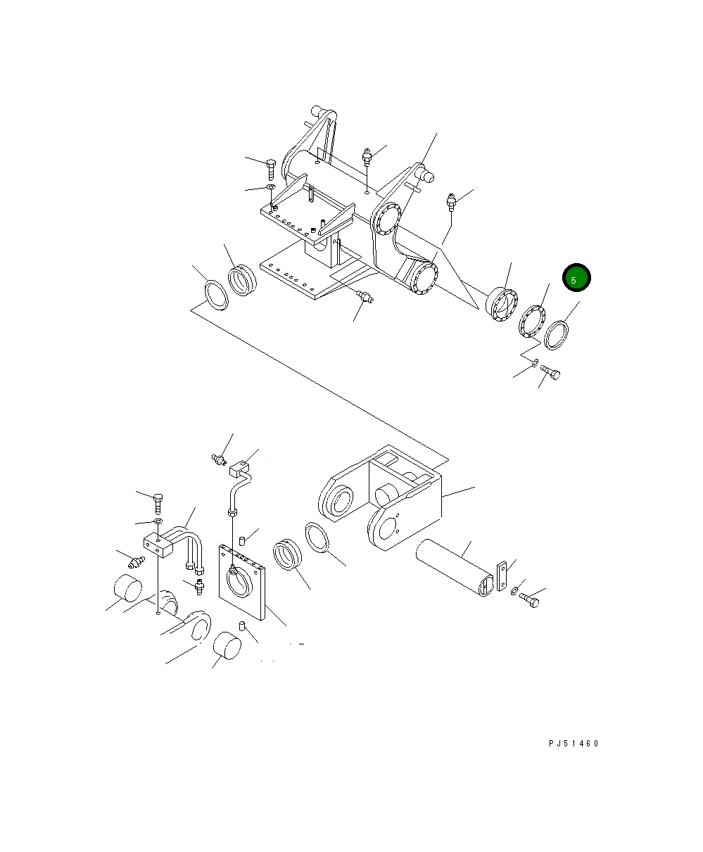 Крышка 262-70-26140 Komatsu