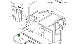 Крышка 22J-43-R6281 Komatsu