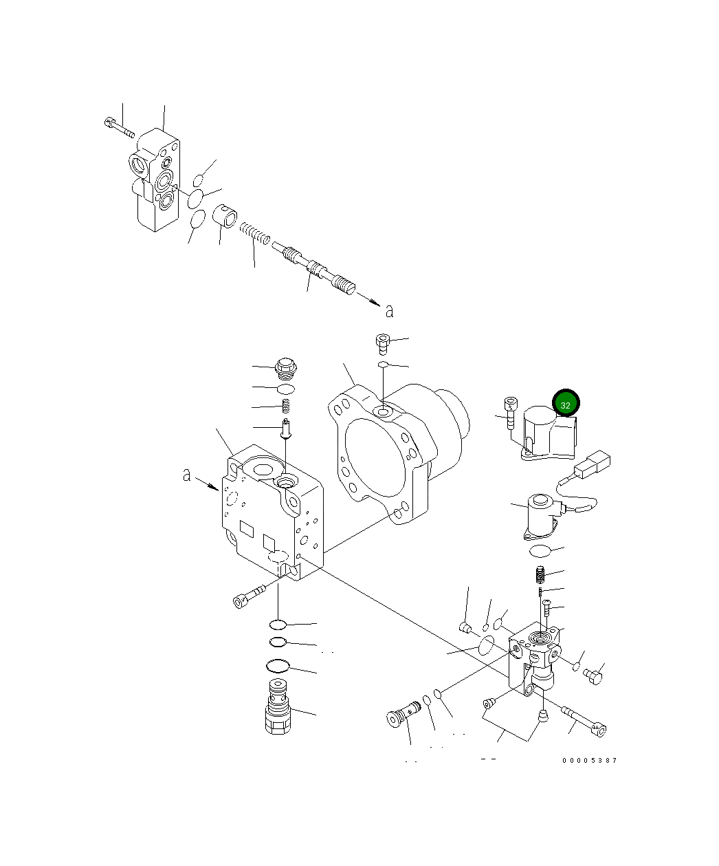 Крышка 708-1S-18180 Komatsu