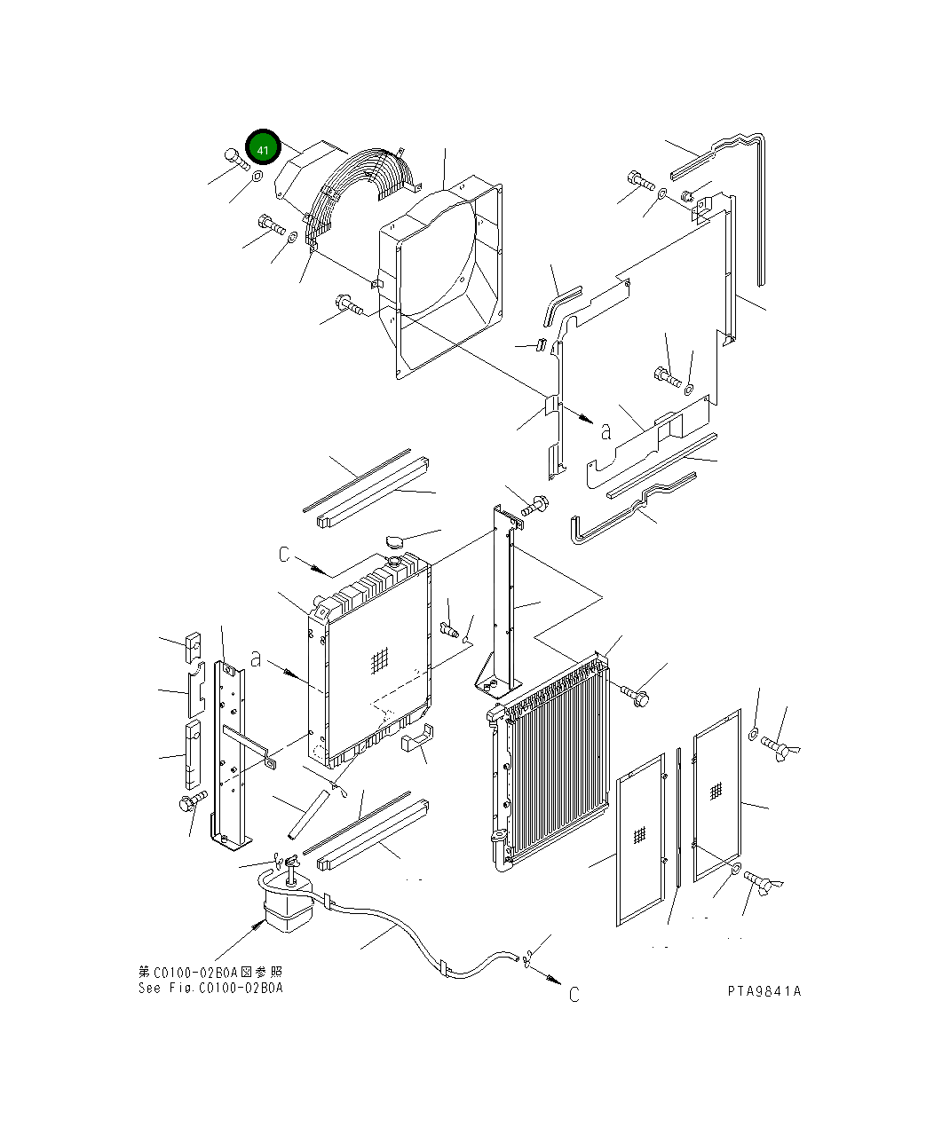 Крышка 21Y-03-17530  Komatsu