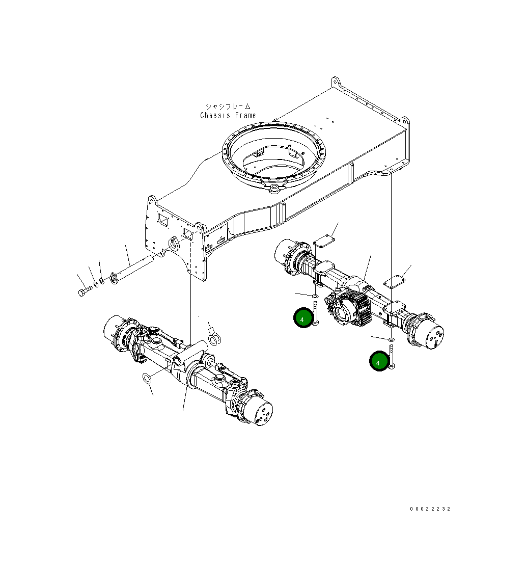 Болт 20G-22-31120 Komatsu