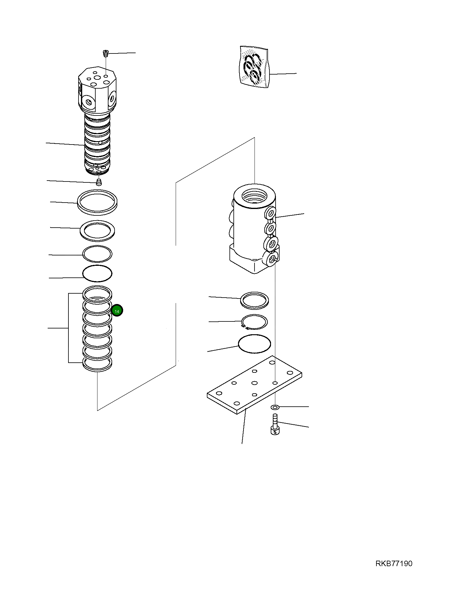 Кольцо 200150665 Komatsu