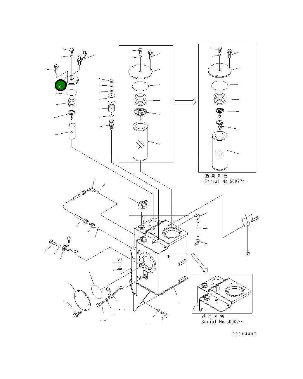 Крышка 42C-43-17172 Komatsu