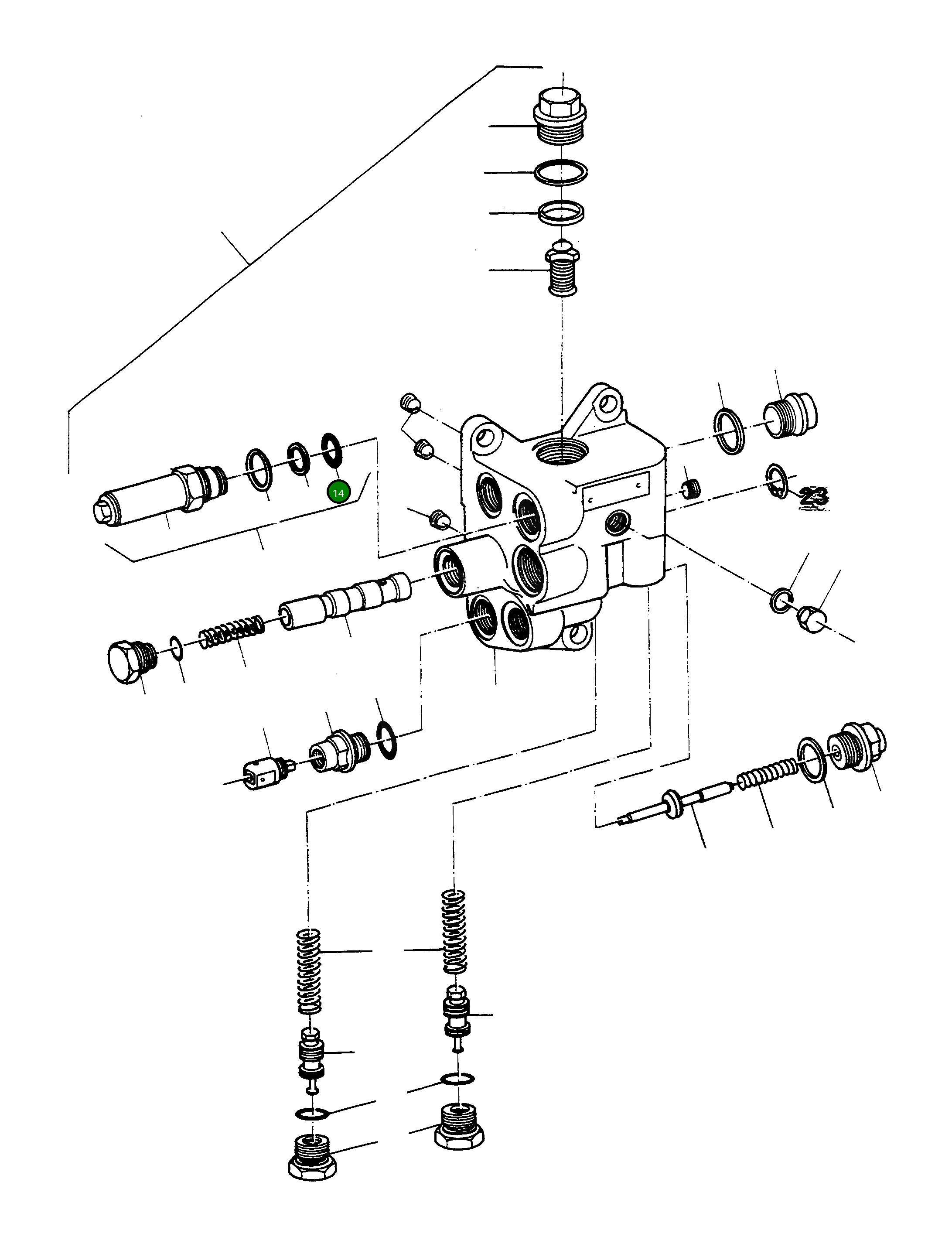 Кольцо уплотнительное (O-Ring) 2961882M1 Komatsu