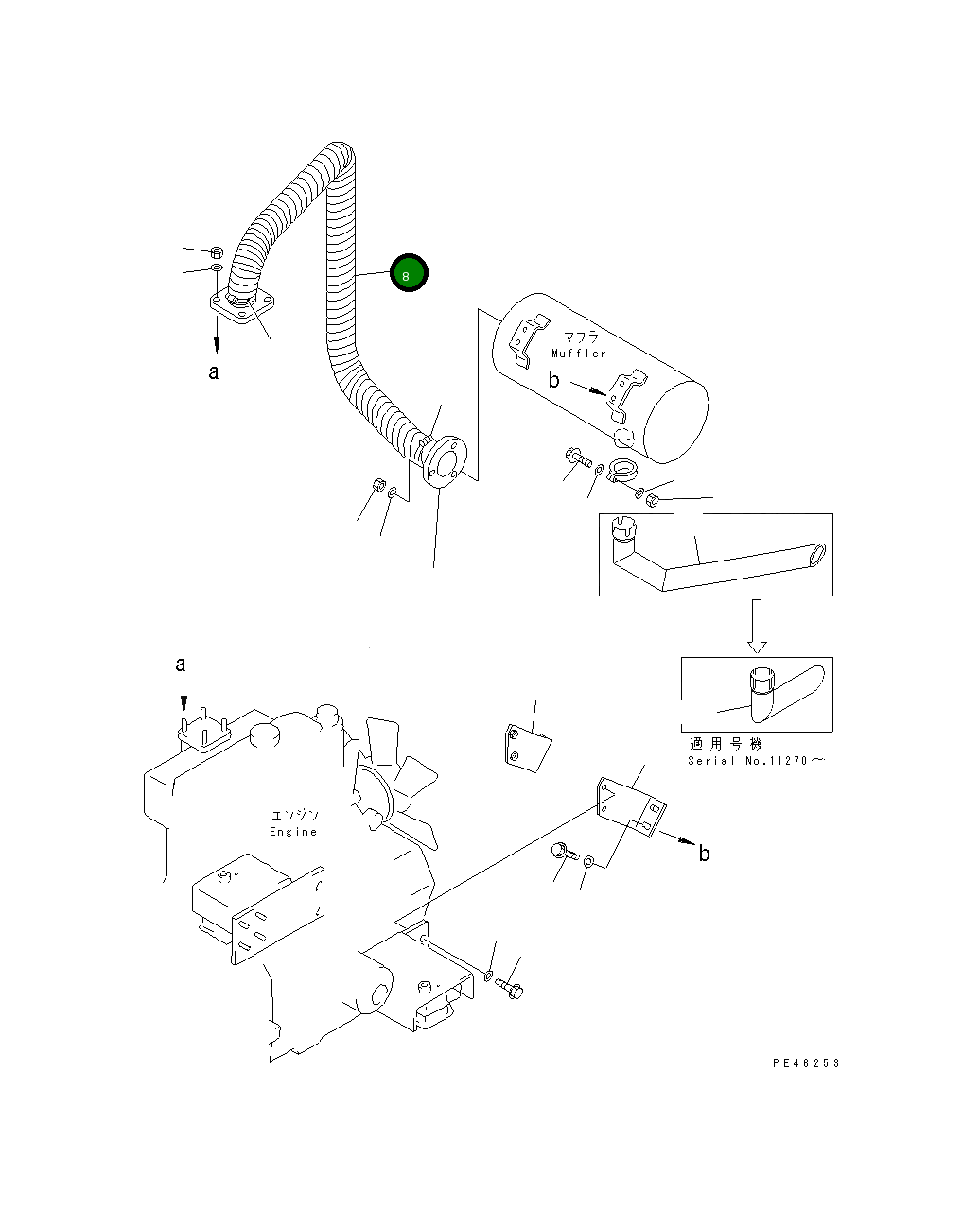 Крышка 363-02-31120  Komatsu