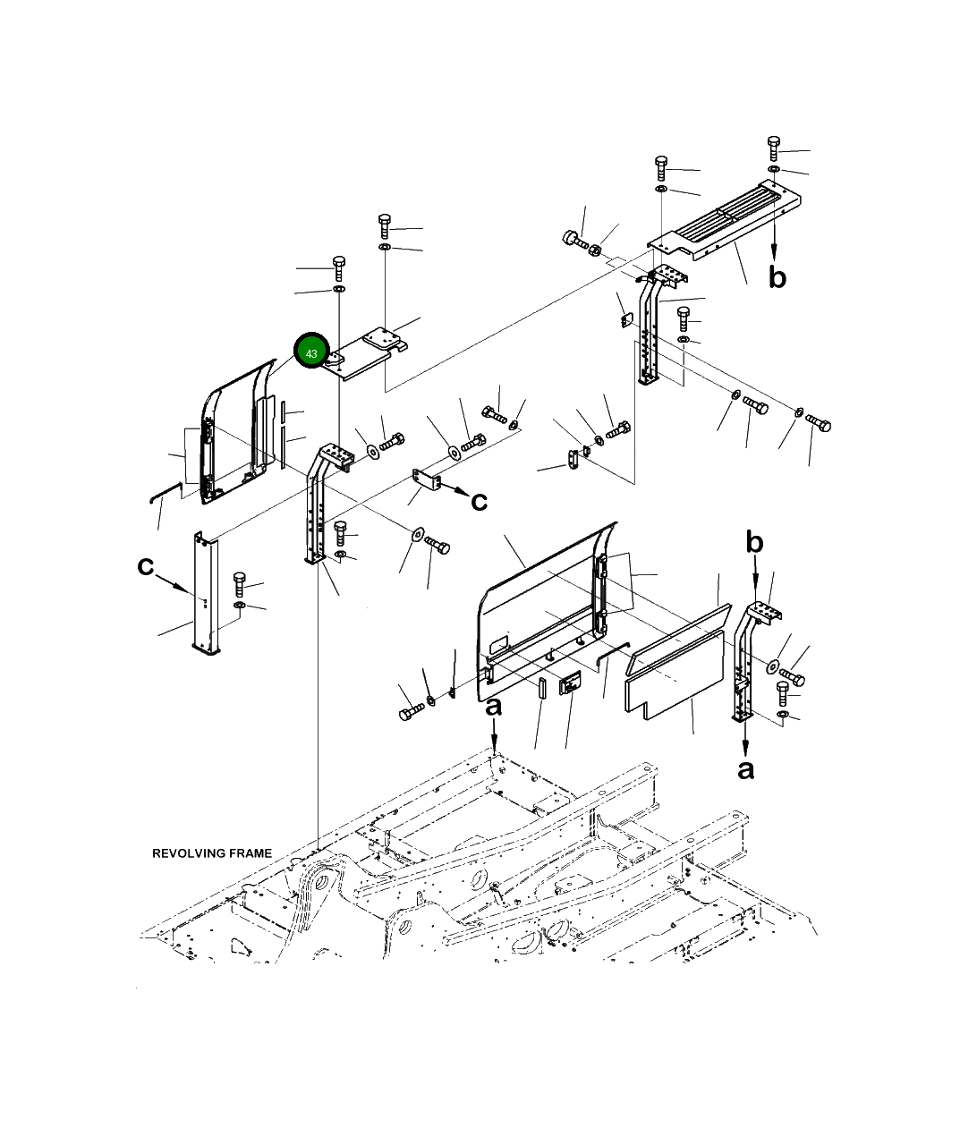 Крышка 2A5-54-11341 Komatsu