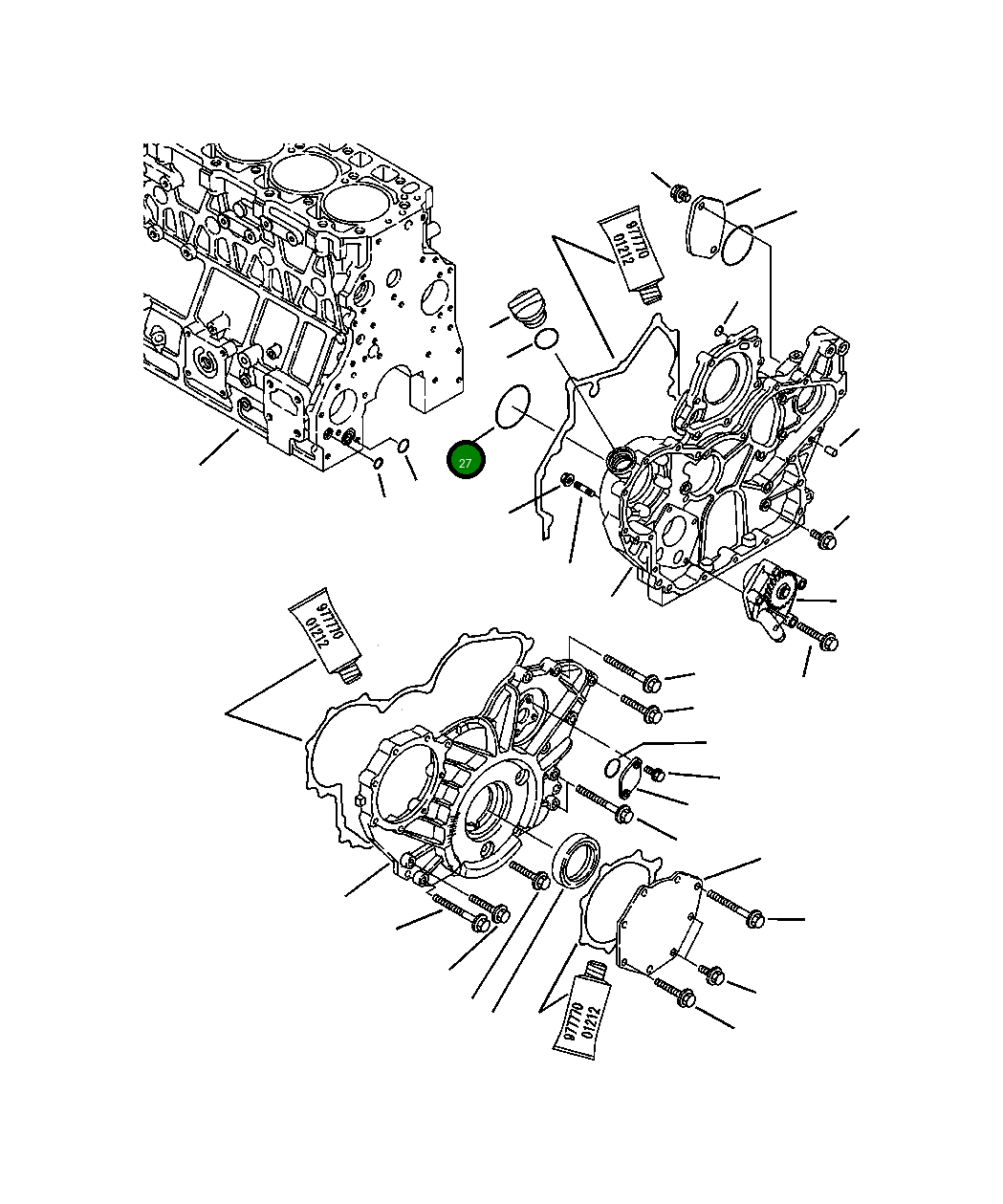 Кольцо уплотнительное (O-Ring) YM243510-30750 Komatsu