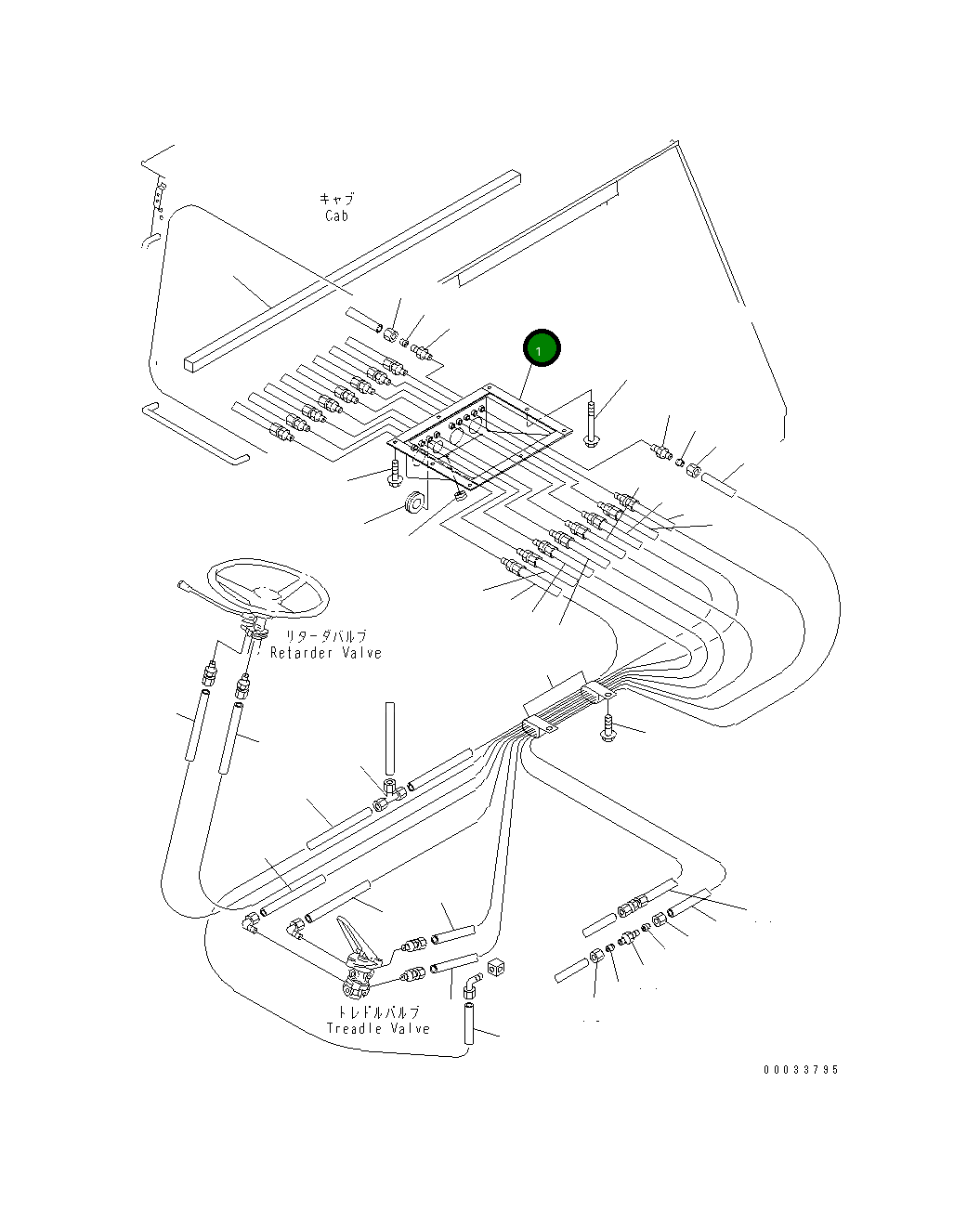 Крышка 567-35-71212  Komatsu