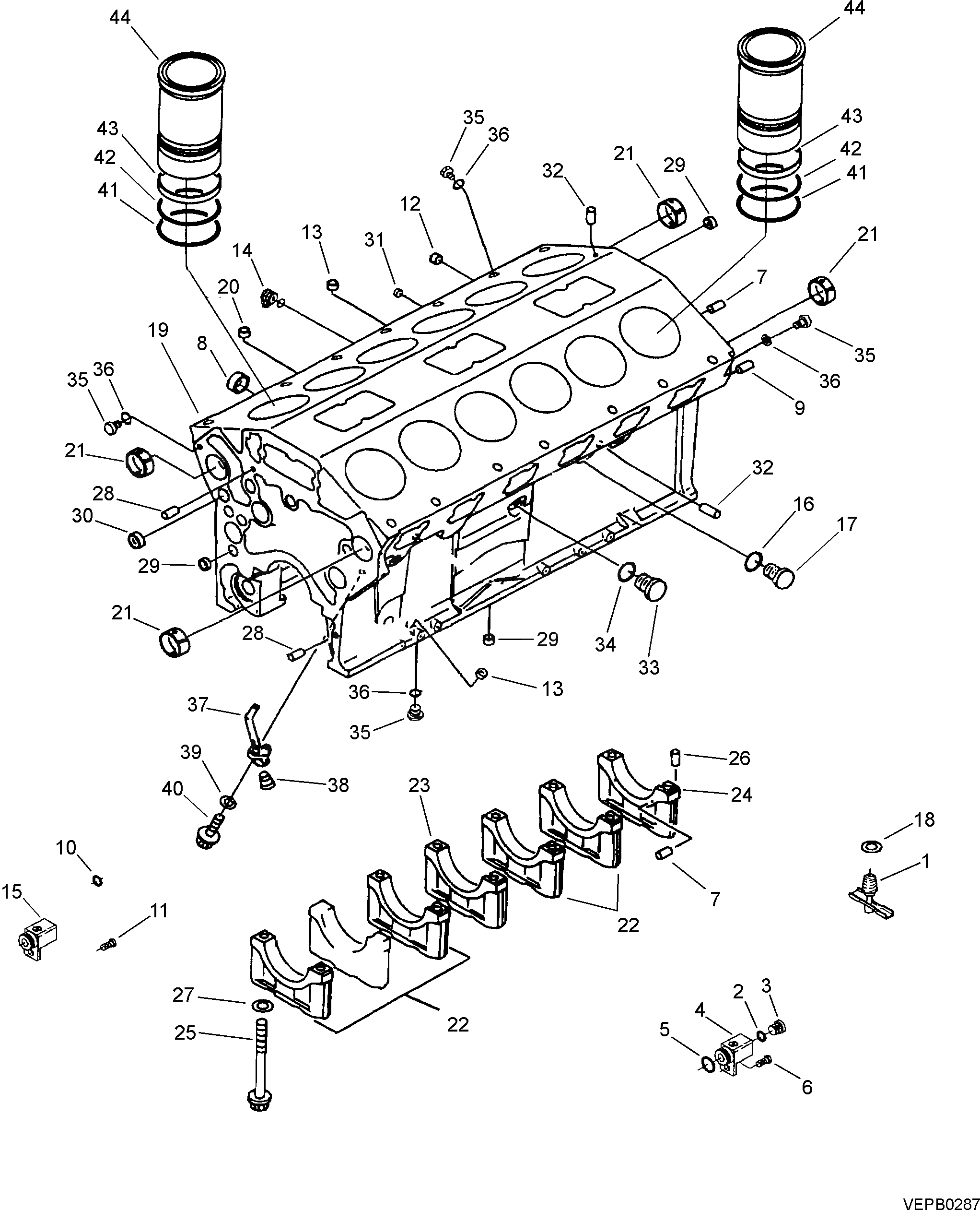 Кольцо 6732-21-6180  Komatsu