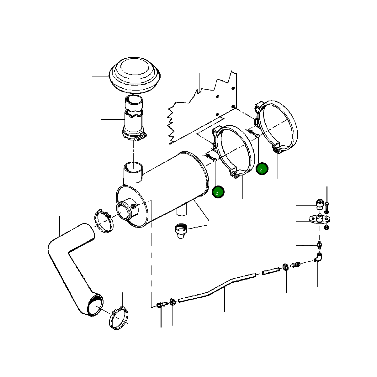 Болт 27 588 R1 Komatsu