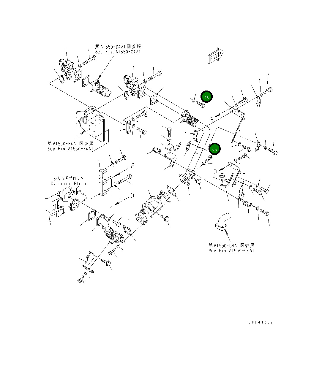 Болт 01020-11030 Komatsu