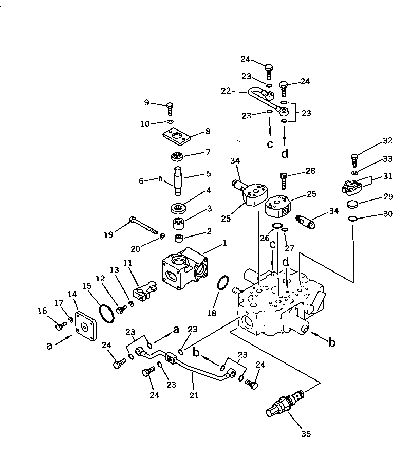Болт 01010-50838  Komatsu