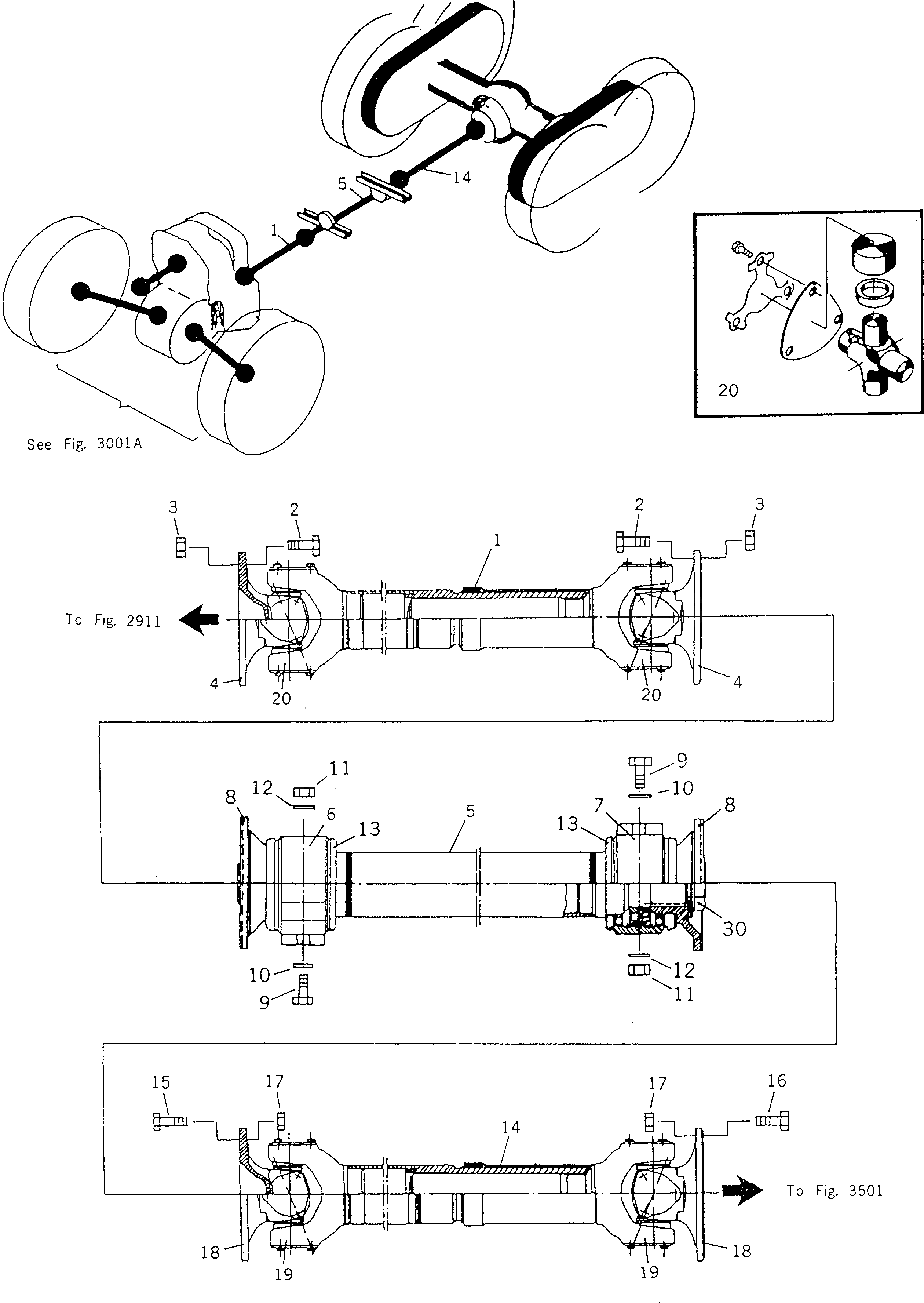 Болт BW061305 Komatsu
