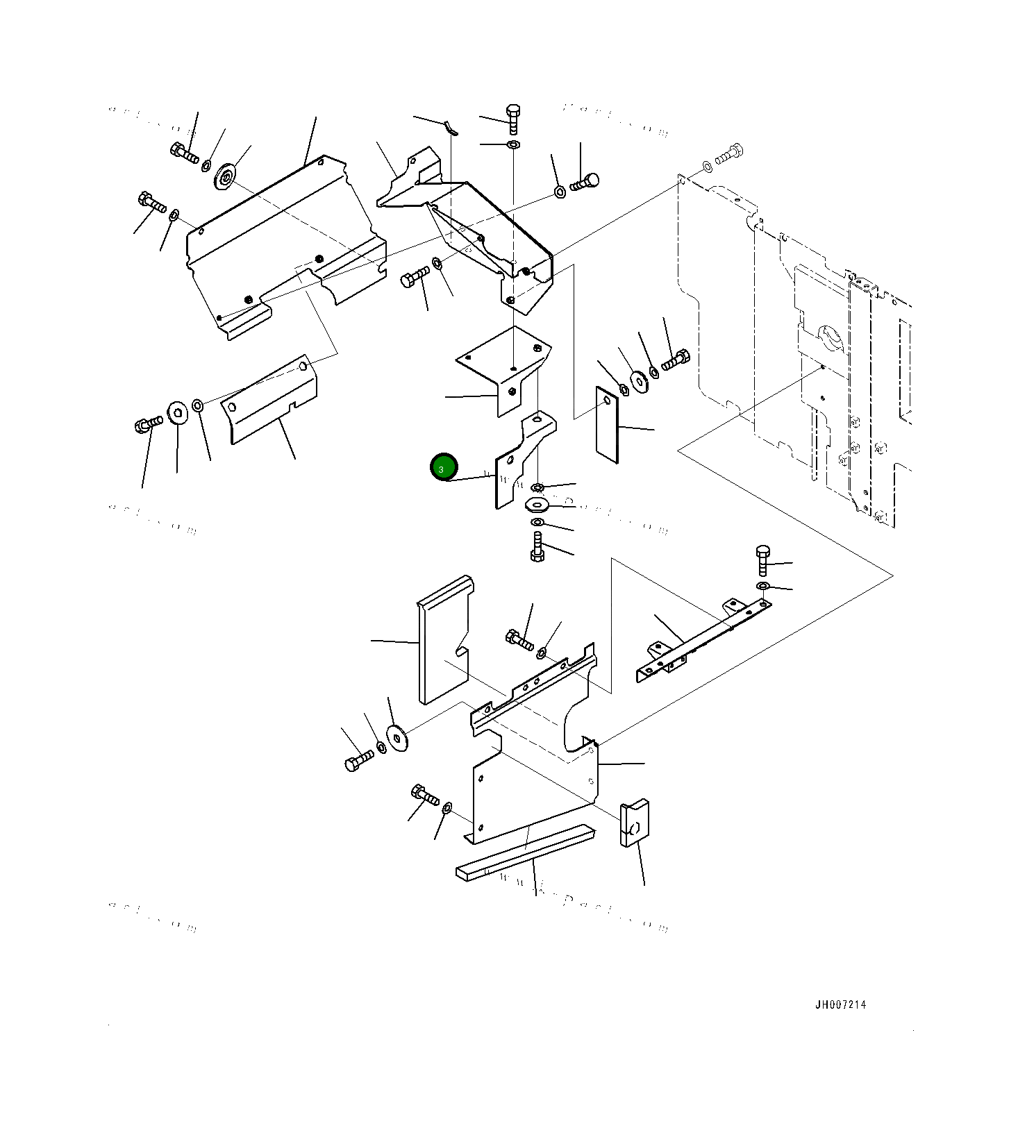 Крышка 20Y5472481 Komatsu