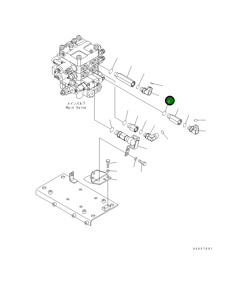 Кольцо уплотнительное (O-Ring) 07000-B3024 Komatsu