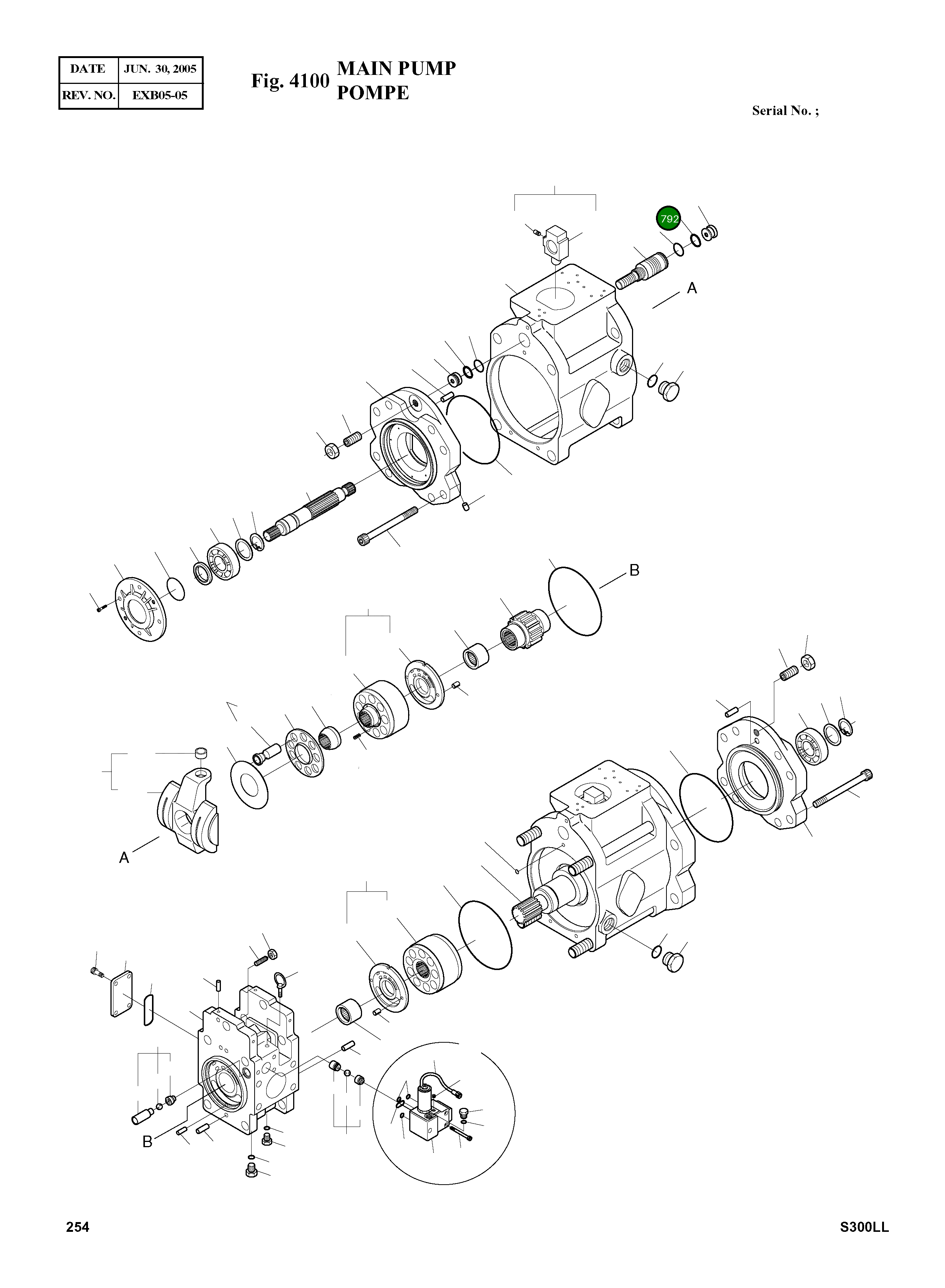 Кольцо OT2BG35 Komatsu