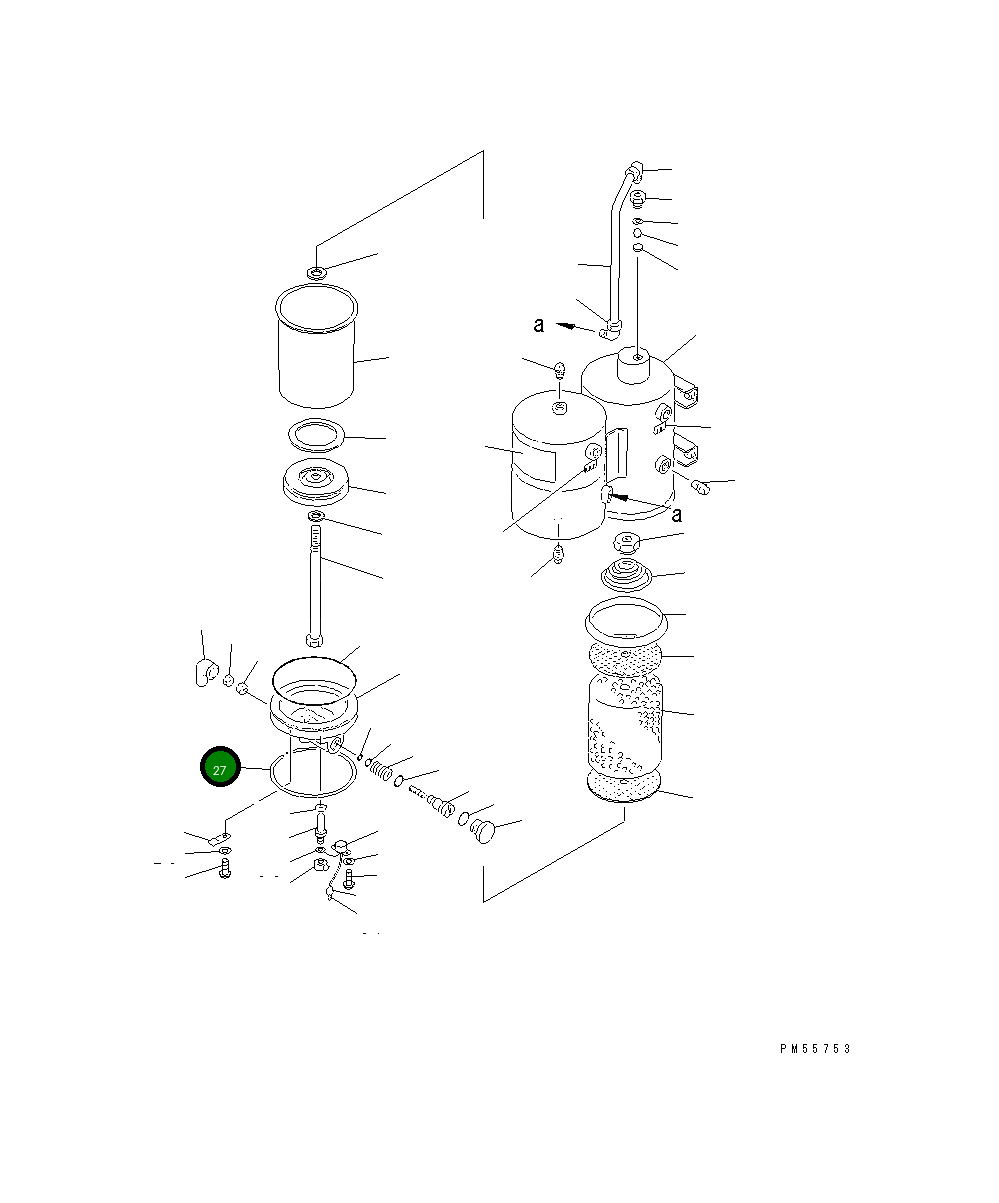 Кольцо 232-44-51330 Komatsu