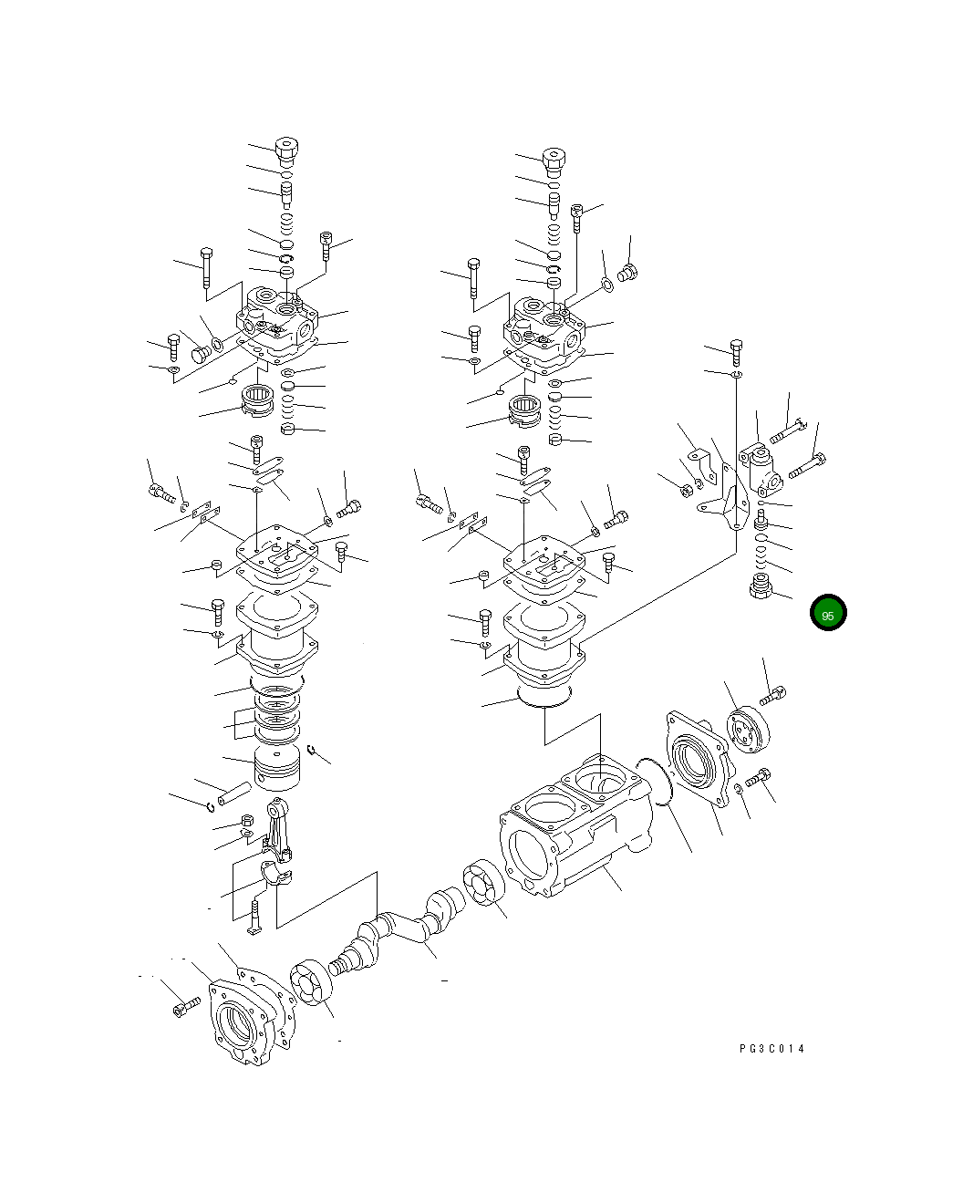 Болт DK487054-0600 Komatsu