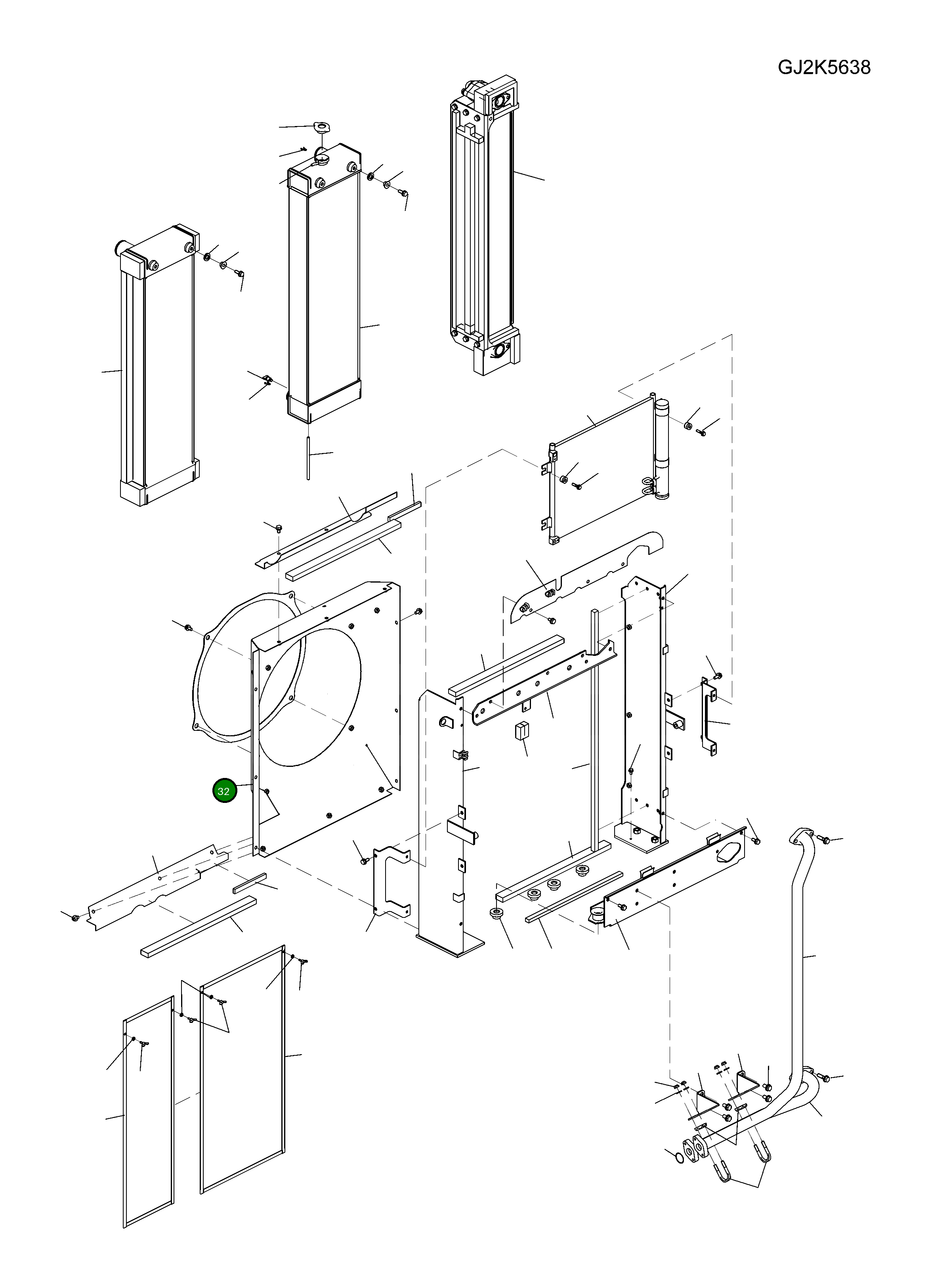 Крышка 20E-03-31341 Komatsu