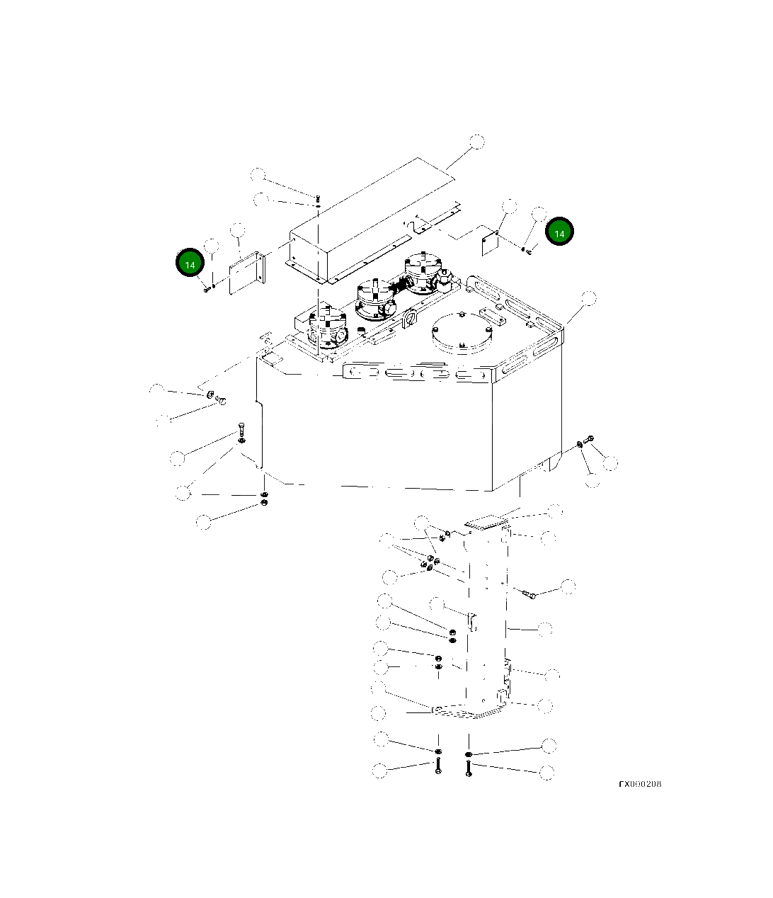 Болт 15604KF Komatsu