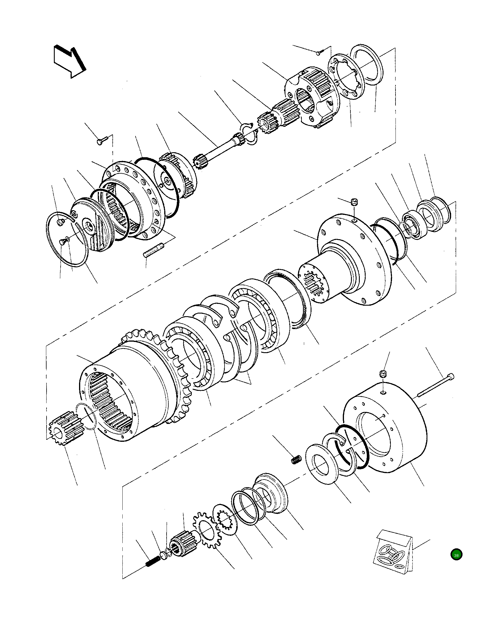 Кольцо 843800104 Komatsu