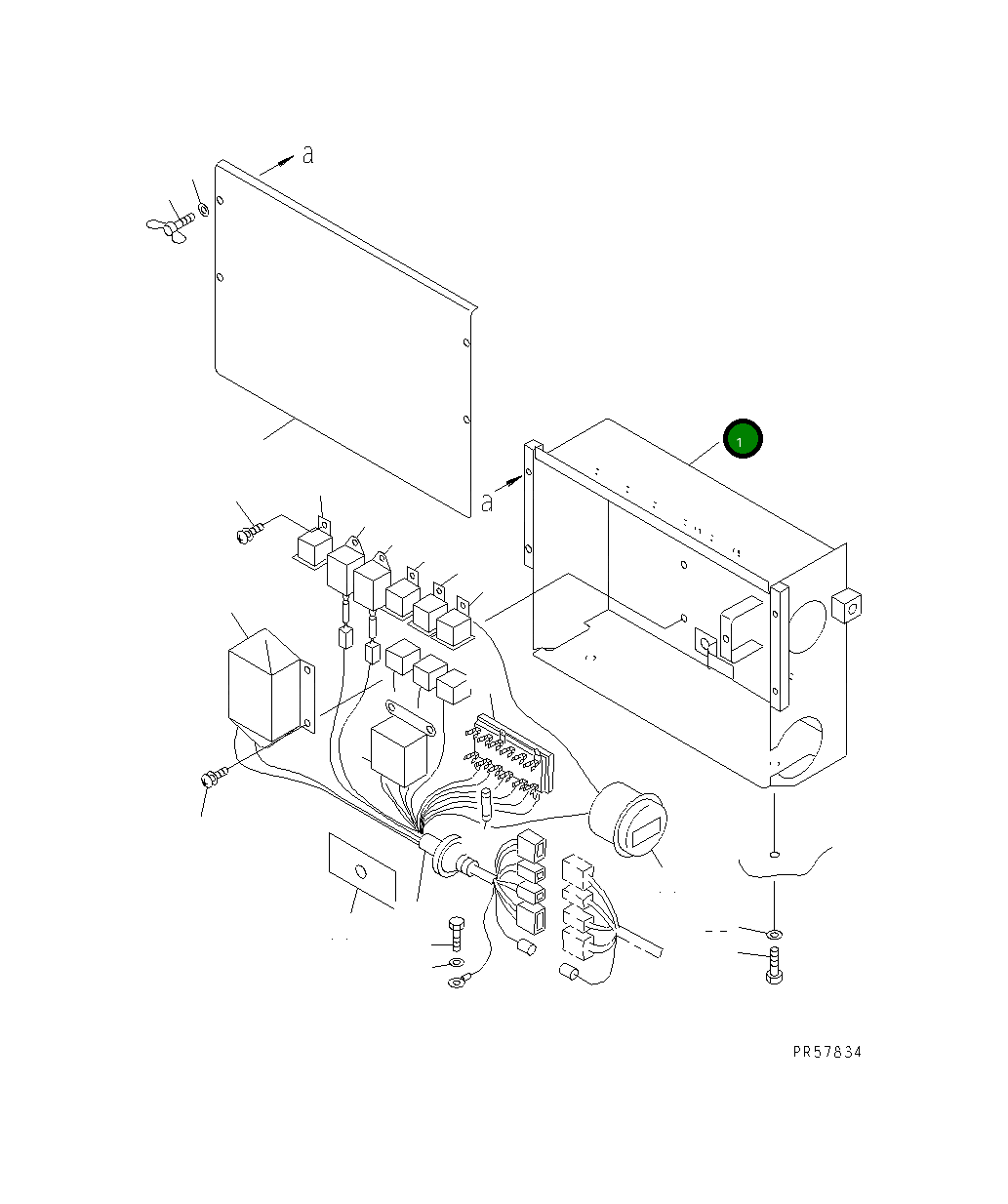 Крышка 26A-06-16110  Komatsu