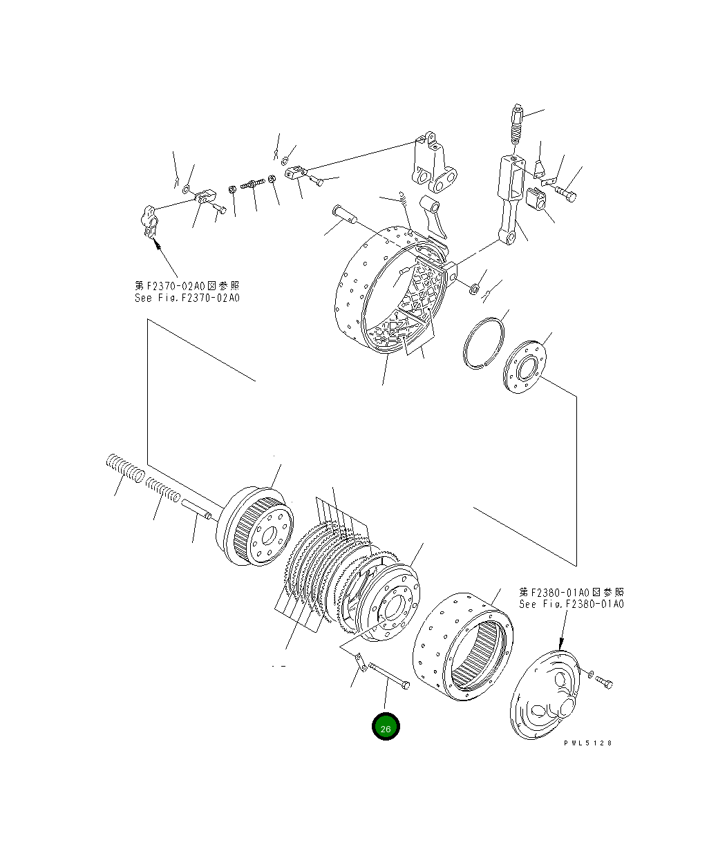 Болт 154-22-12111 Komatsu