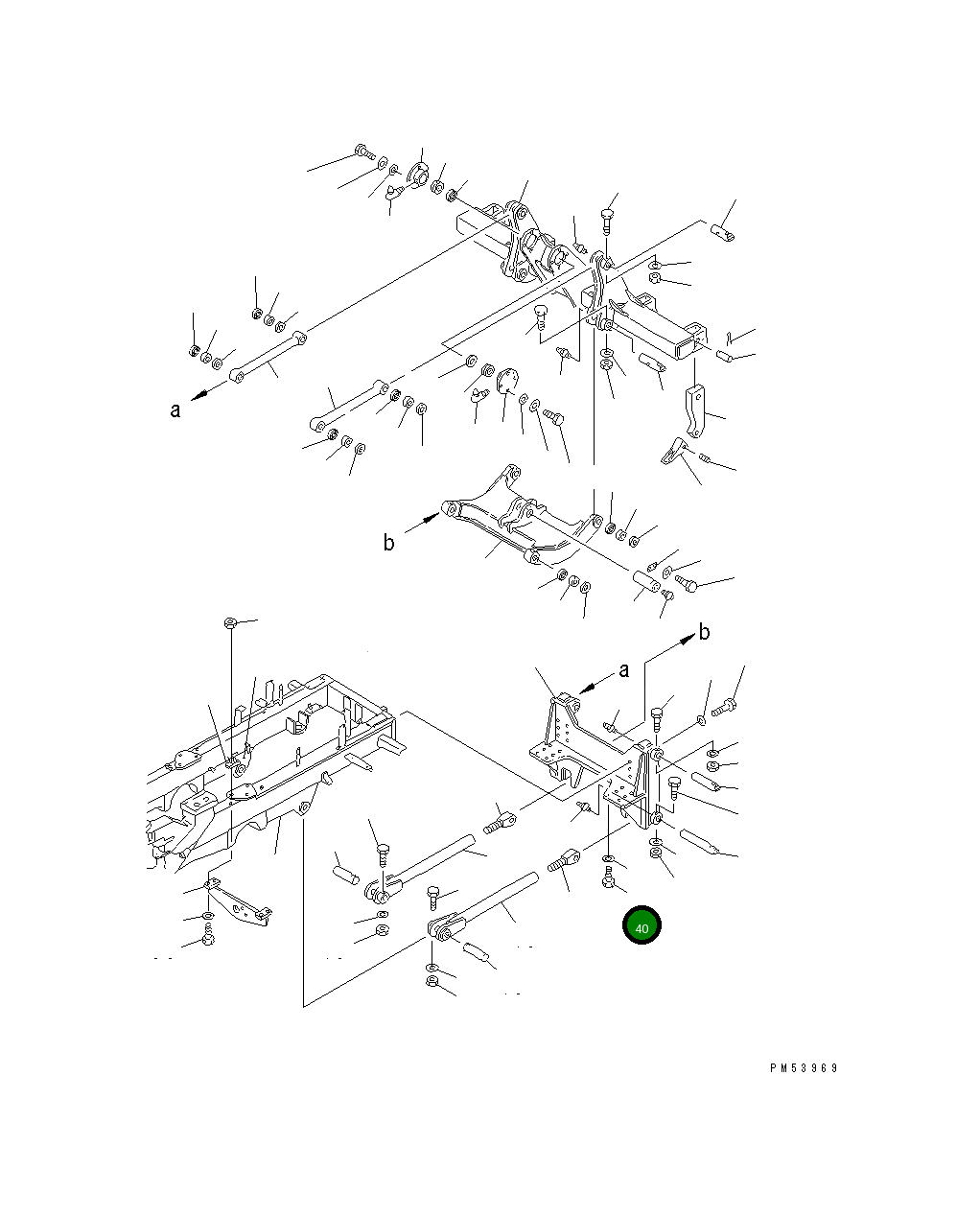 Болт 01010-52455  Komatsu