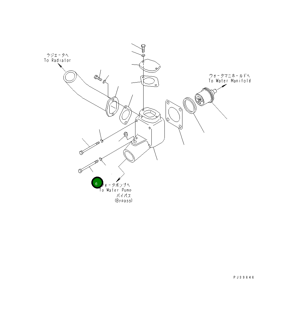 Болт 02010-70689 Komatsu
