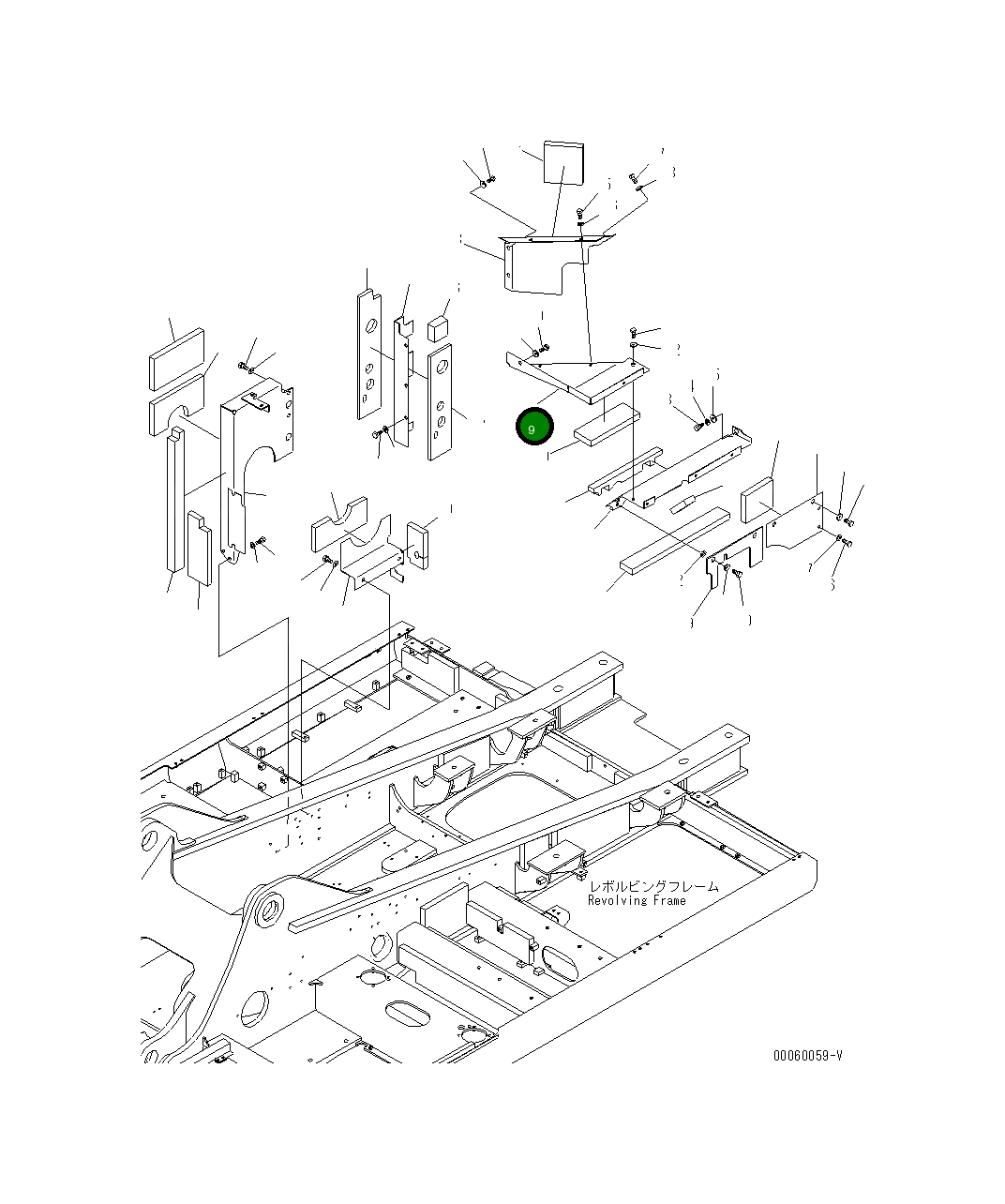 Крышка 207-54-76850 Komatsu