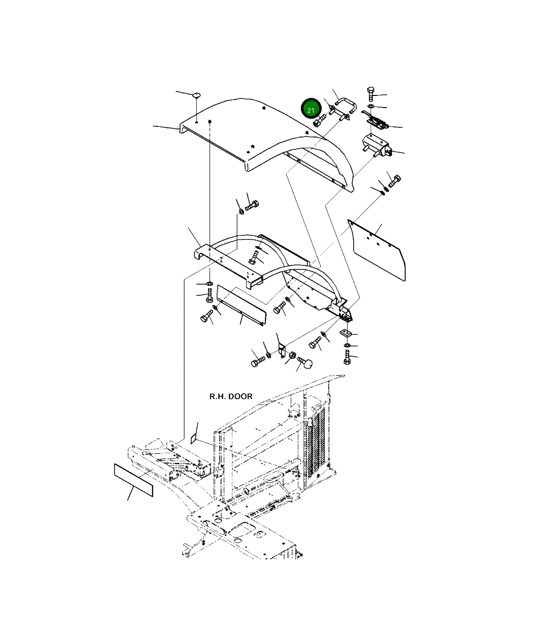 Болт 01252-A1040 Komatsu