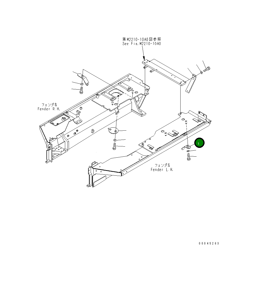 Крышка 14X-54-33151 Komatsu