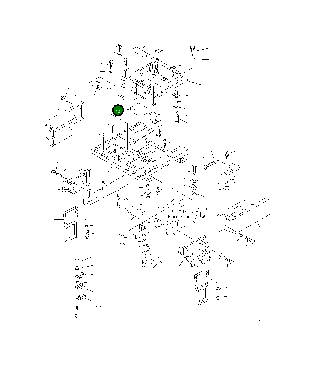 Крышка 235-54-32510 Komatsu