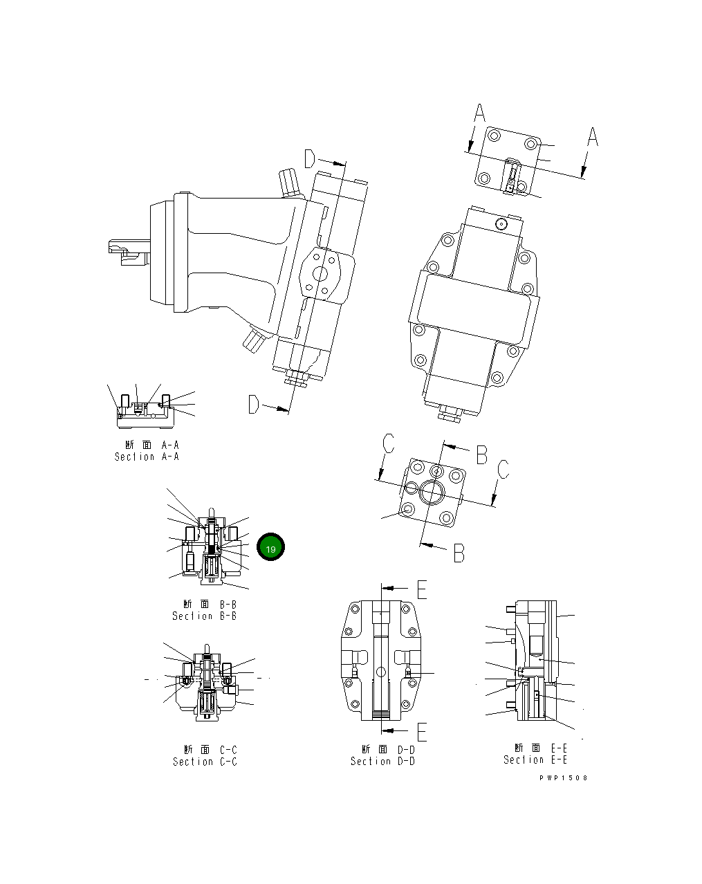 Кольцо уплотнительное (O-Ring) 20G-60-K6550 Komatsu