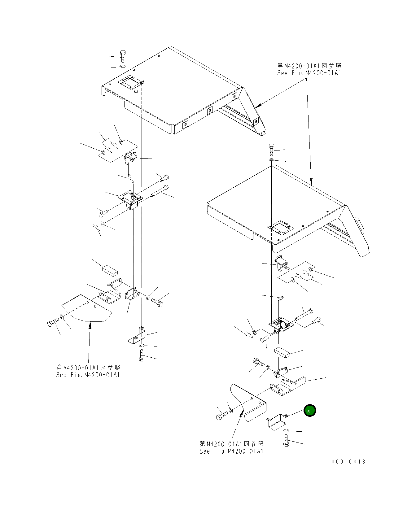 Крышка 418-54-34171 Komatsu