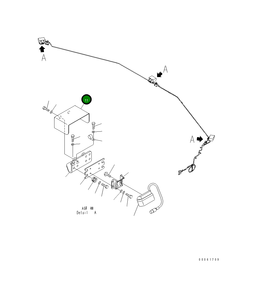 Крышка 21T-06-31650  Komatsu